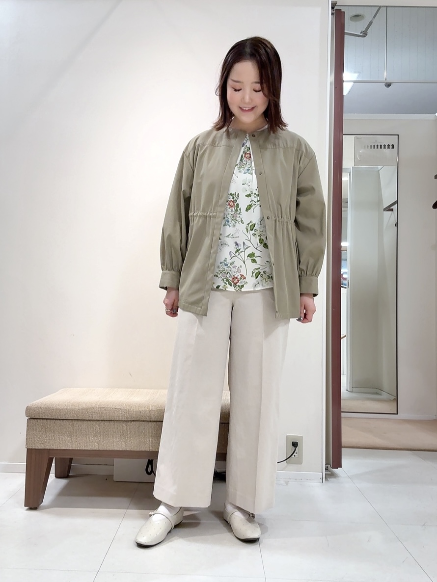 YUIさんの「UNTITLED｜【はっ水】ライトコットンミリタリーコート」を使ったコーディネート