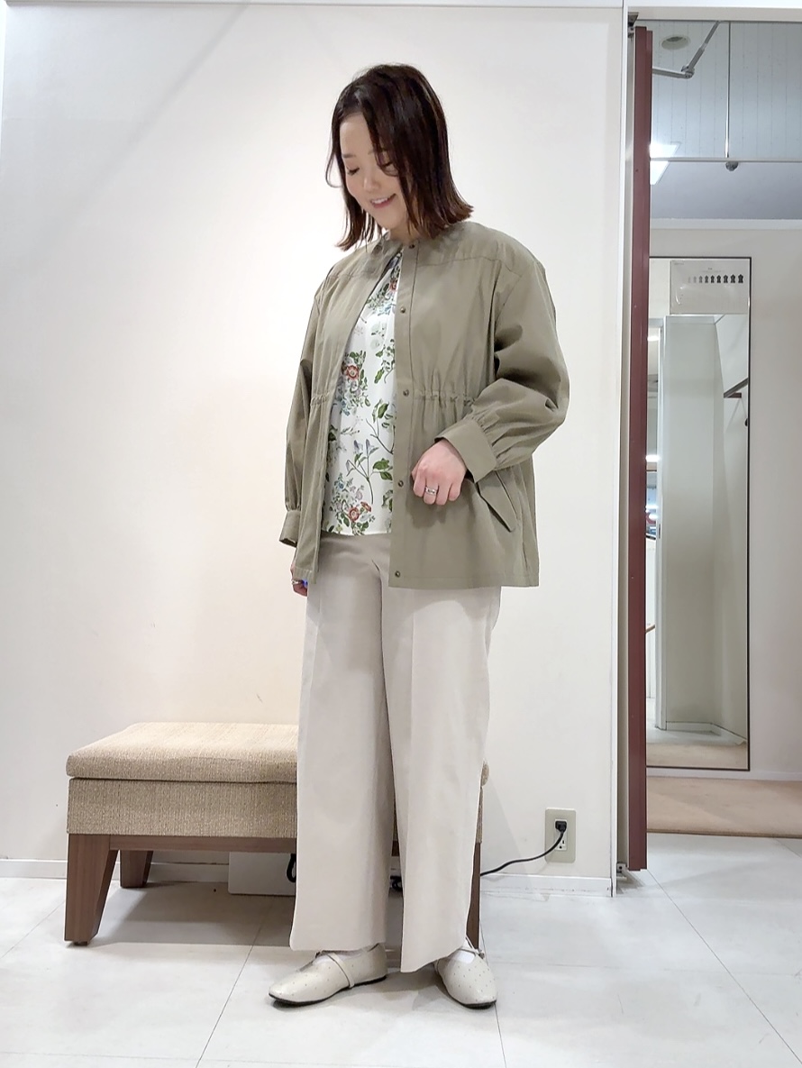 YUIさんの「UNTITLED｜【はっ水】ライトコットンミリタリーコート」を使ったコーディネート