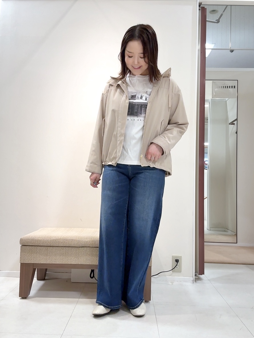 YUIさんの「UNTITLED｜【洗える/はっ水】リラクシーマウンテンパーカー」を使ったコーディネート