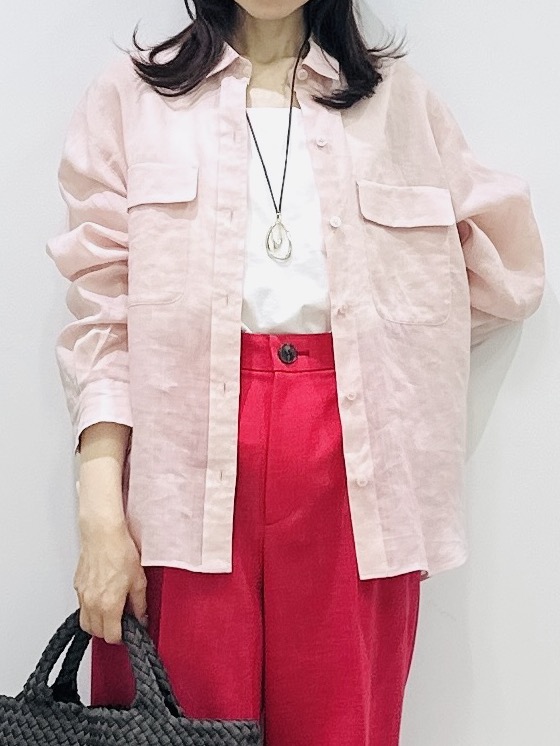 Miwaさんの「UNTITLED｜【古畑星夏さん着用/接触冷感】ドライタッチシャツ」を使ったコーディネート