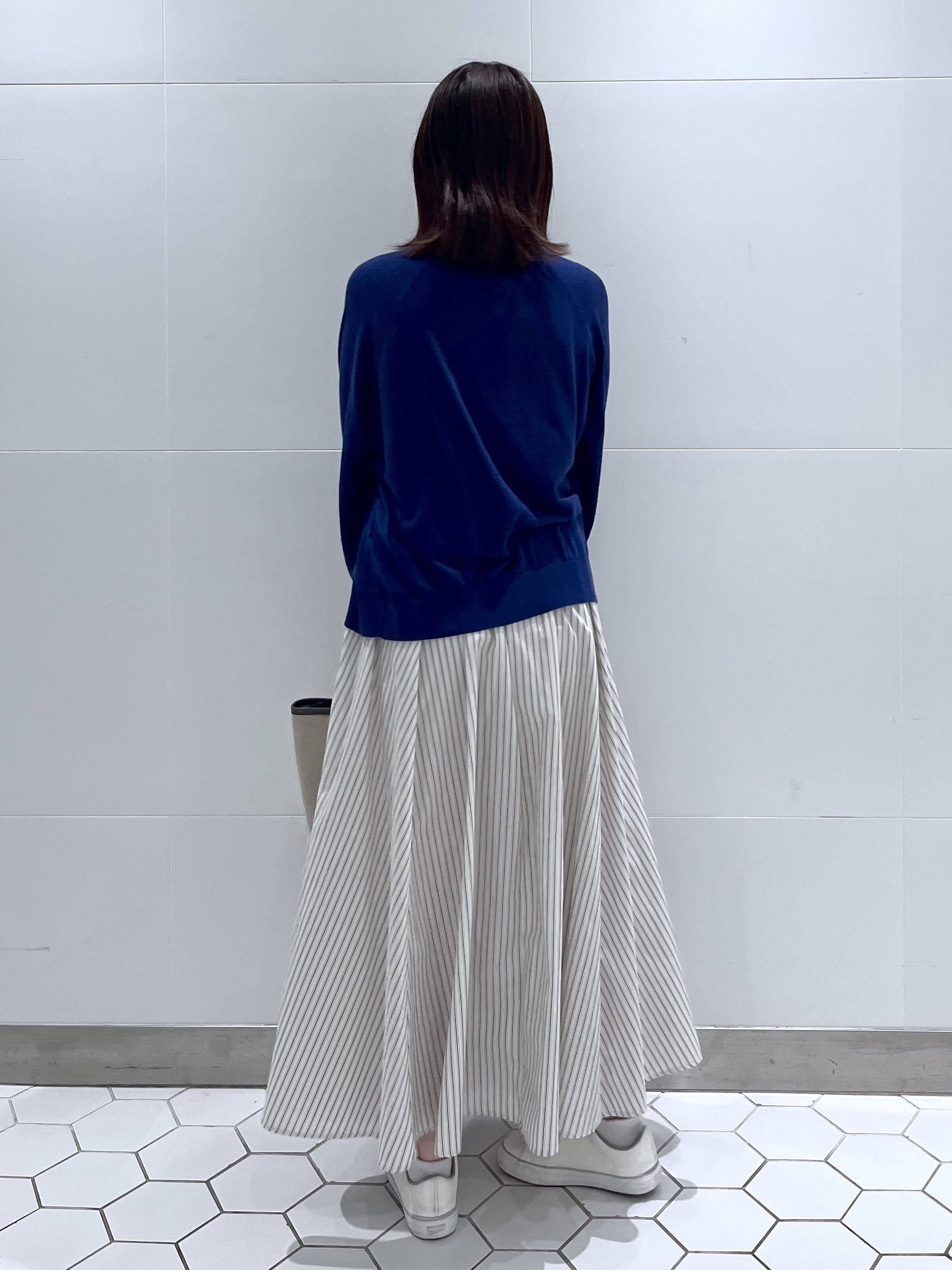 Makinoさんの「Dessin｜【2点セット/洗える】アンサンブルニット」を使ったコーディネート