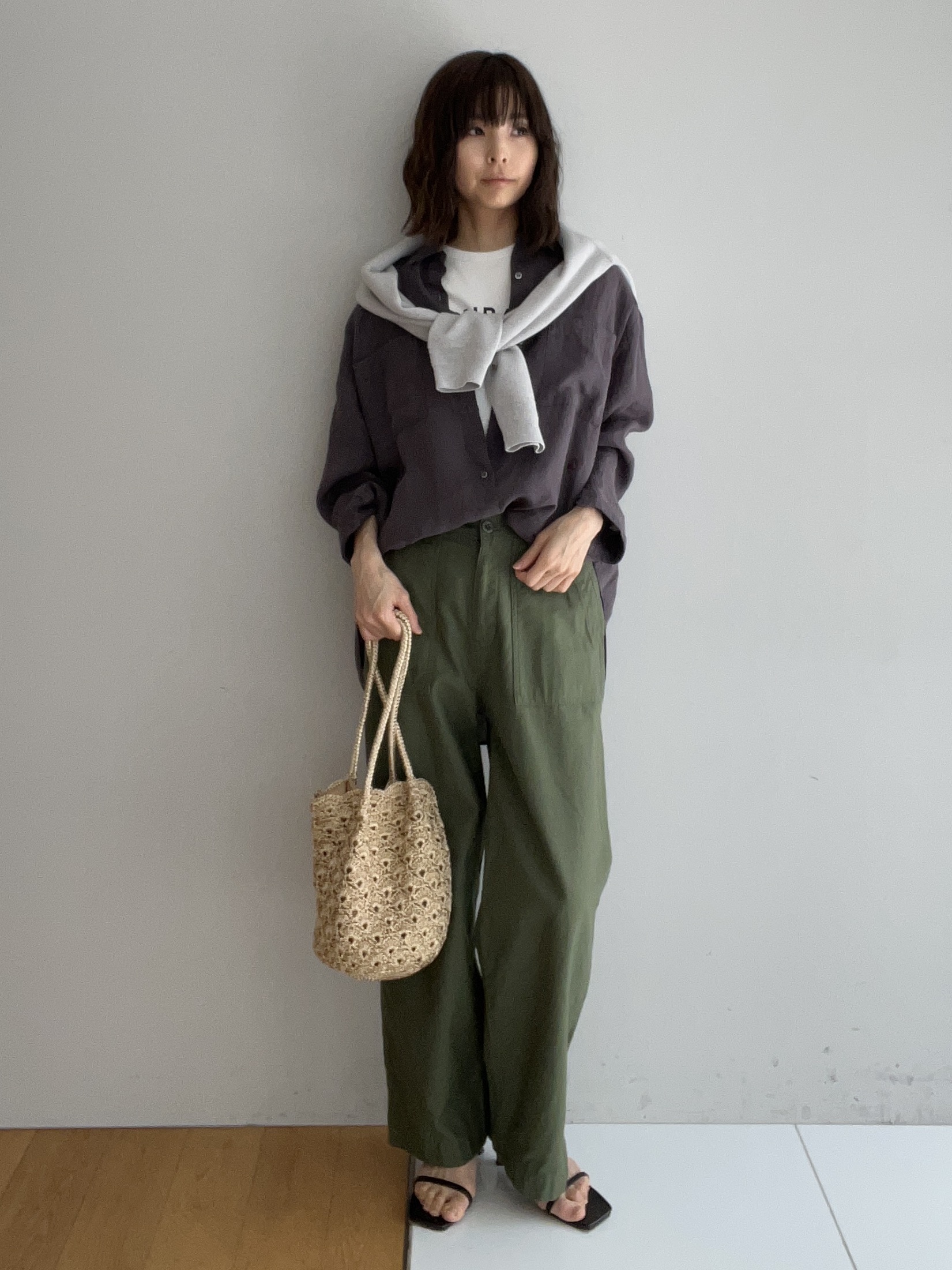 misaさんの「DRESSTERIOR｜ル ミラクルロゴT」を使ったコーディネート
