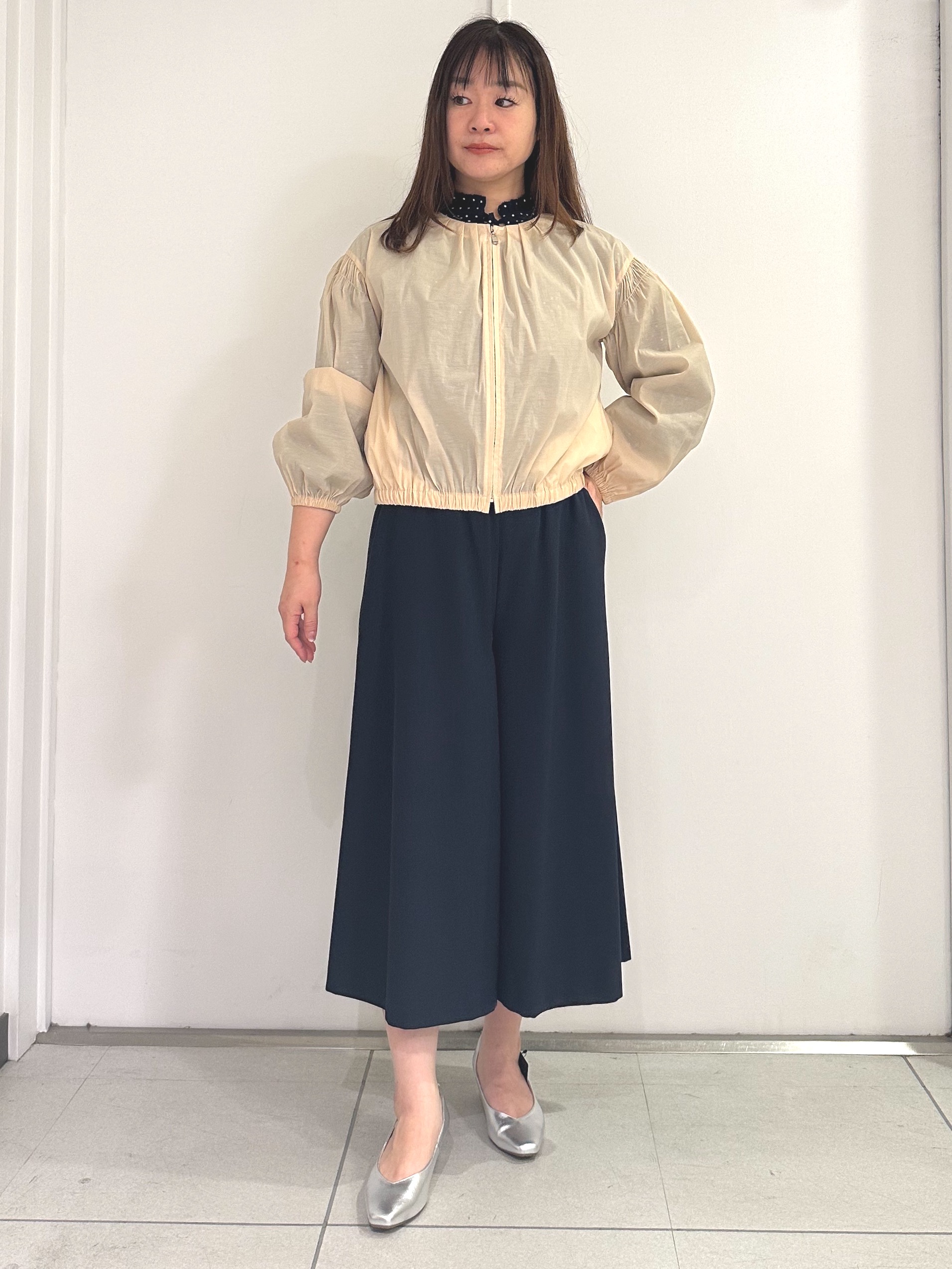 miさんの「Reflect｜フロントファスナーシアーブルゾン」を使ったコーディネート