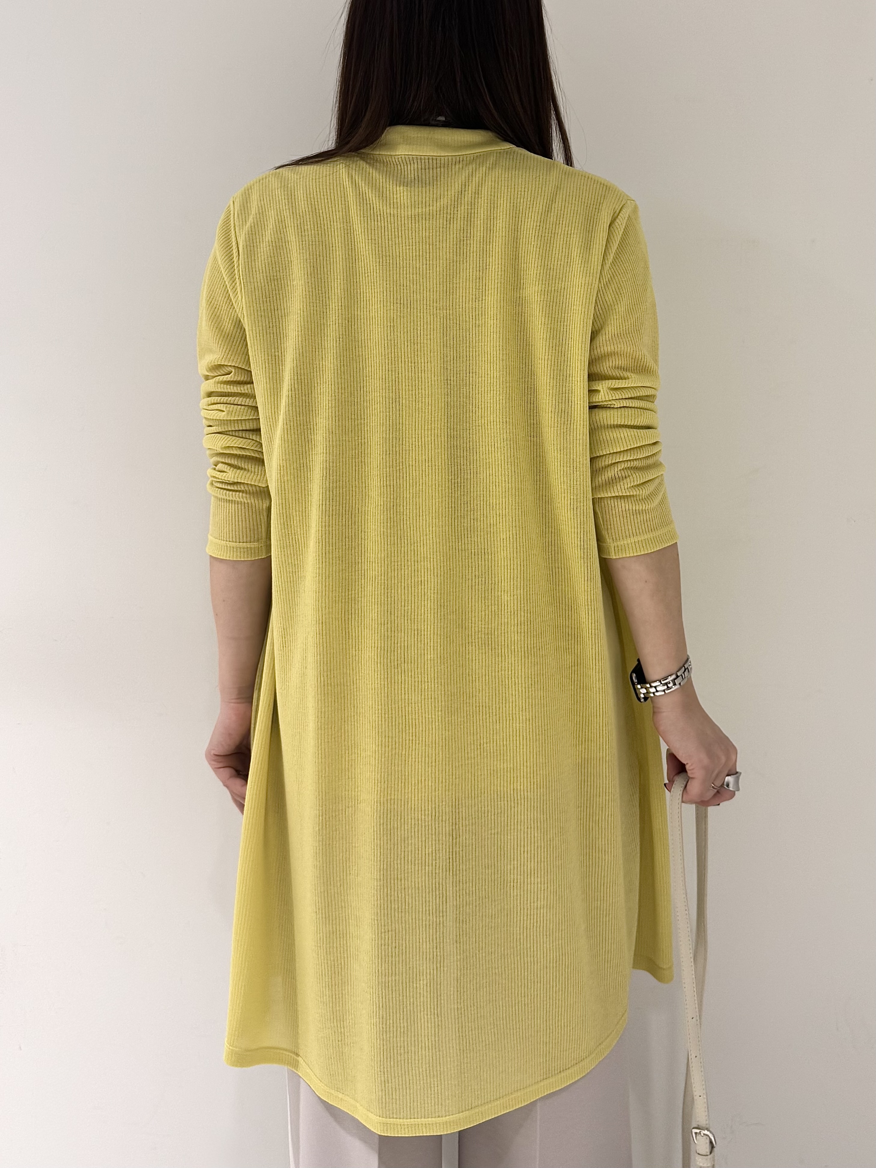 そんさんの「INDIVI｜【洗える／アンサンブル可能】シアースストライプカーディガン」を使ったコーディネート