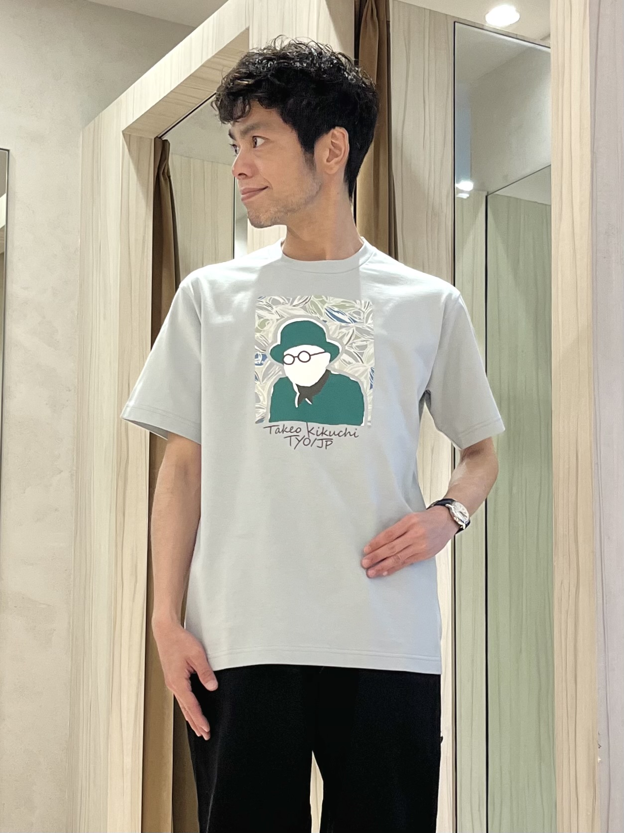 URAさんの「TAKEO KIKUCHI｜【撥水・洗える・シワになりにくい】 リランチェ（R） シャツ」を使ったコーディネート