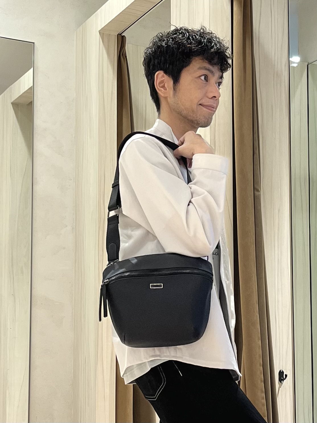 URAさんの「TAKEO KIKUCHI｜【撥水・洗える・シワになりにくい】 リランチェ（R） シャツ」を使ったコーディネート