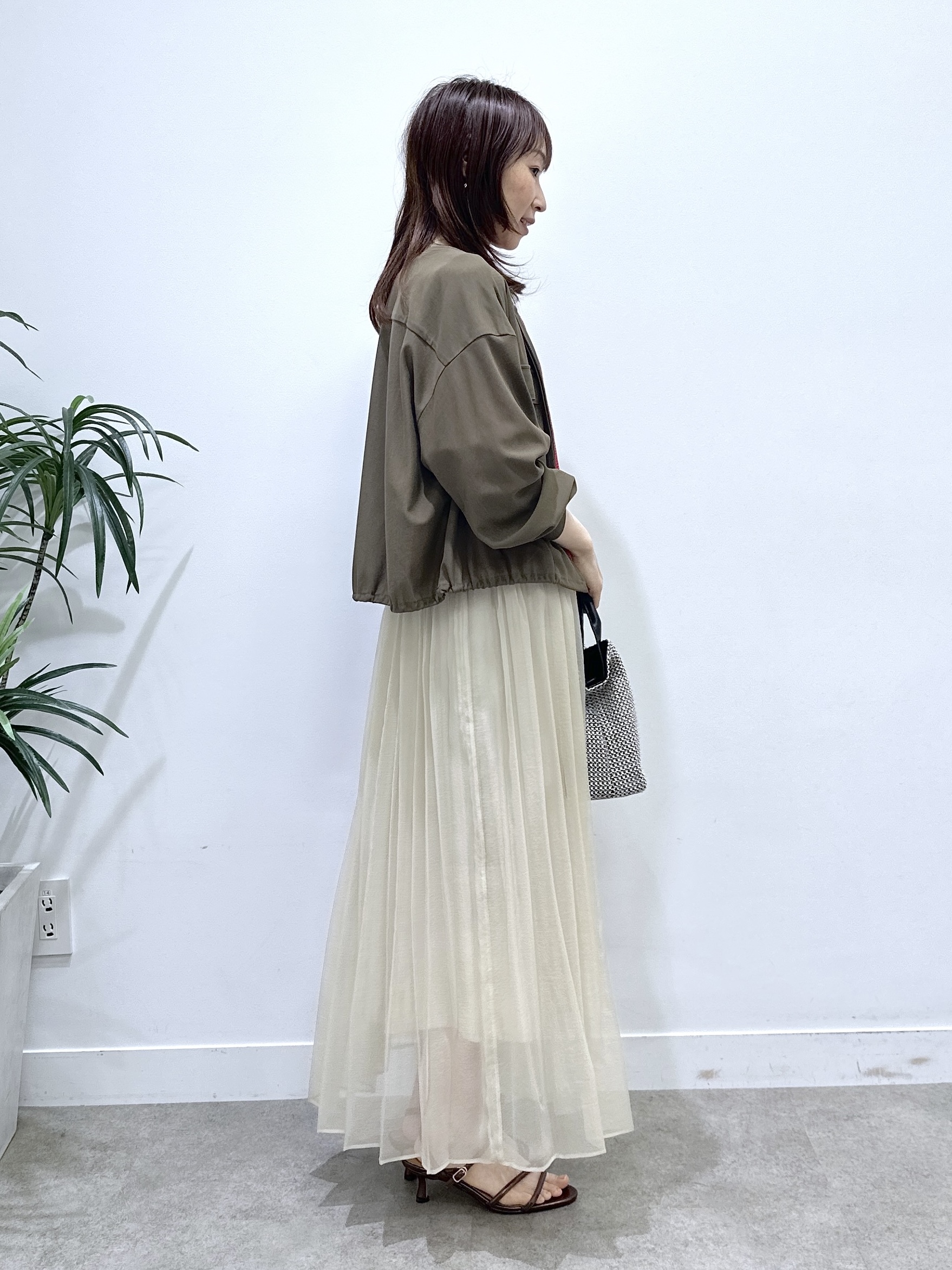 Miwaさんの「UNTITLED｜【洗える/ゆったり】クルーネックドライニット」を使ったコーディネート