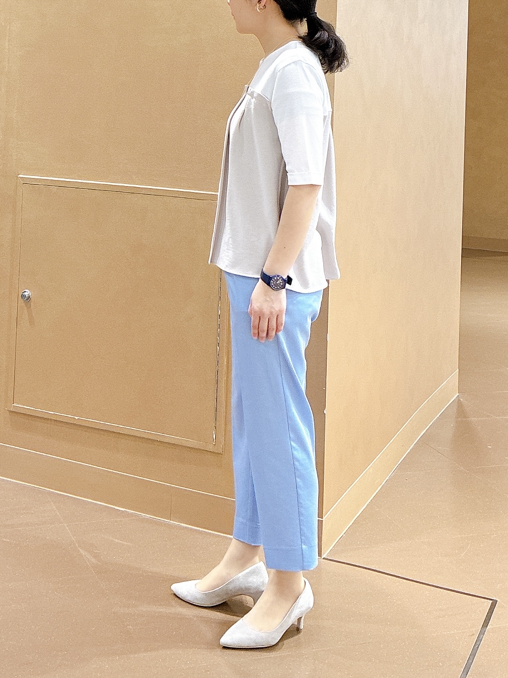 hattoriさんの「INDIVI｜【洗える／多機能／SETUP可】着る日傘ダブルジャケット」を使ったコーディネート