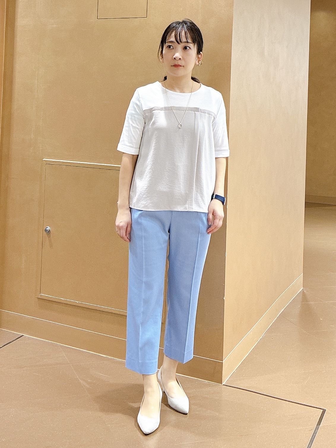 hattoriさんの「INDIVI｜【洗える／上品】きれいめ着流しカーディガンニット」を使ったコーディネート