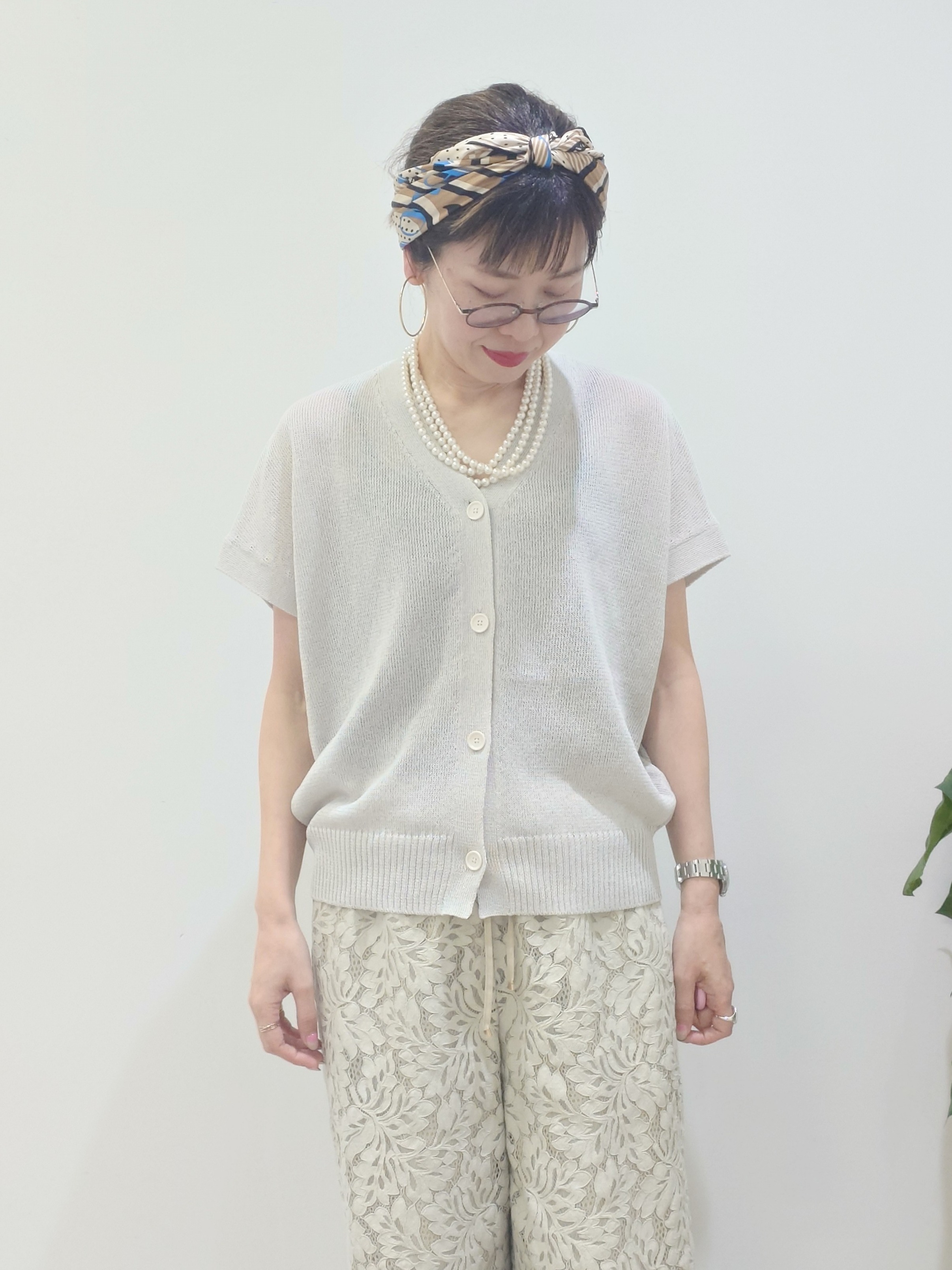 MUTSUKOさんの「UNTITLED｜【古畑星夏さん着用/洗える】シアーブルゾン」を使ったコーディネート