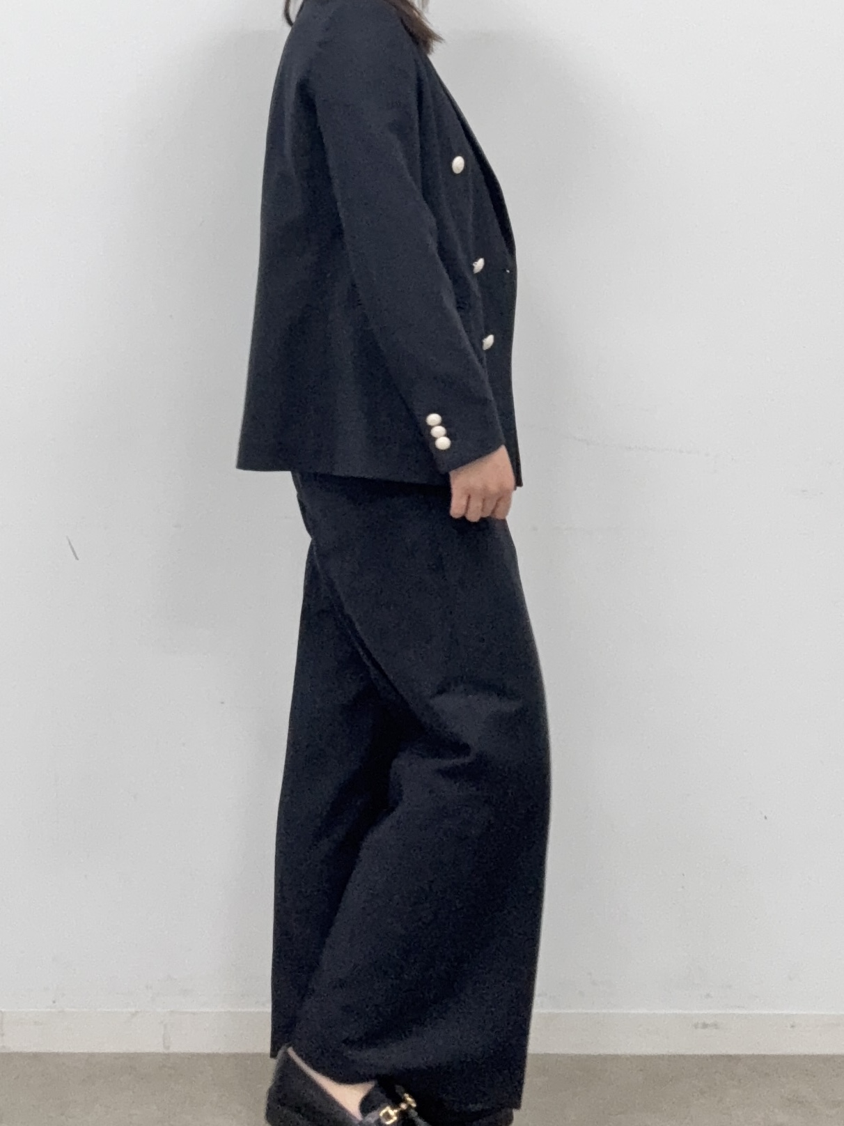 BUNさんの「DRESSTERIOR｜【otonaMUSE5月号掲載/ウォッシャブル】ロンドンストライプクレリックブラウス」を使ったコーディネート