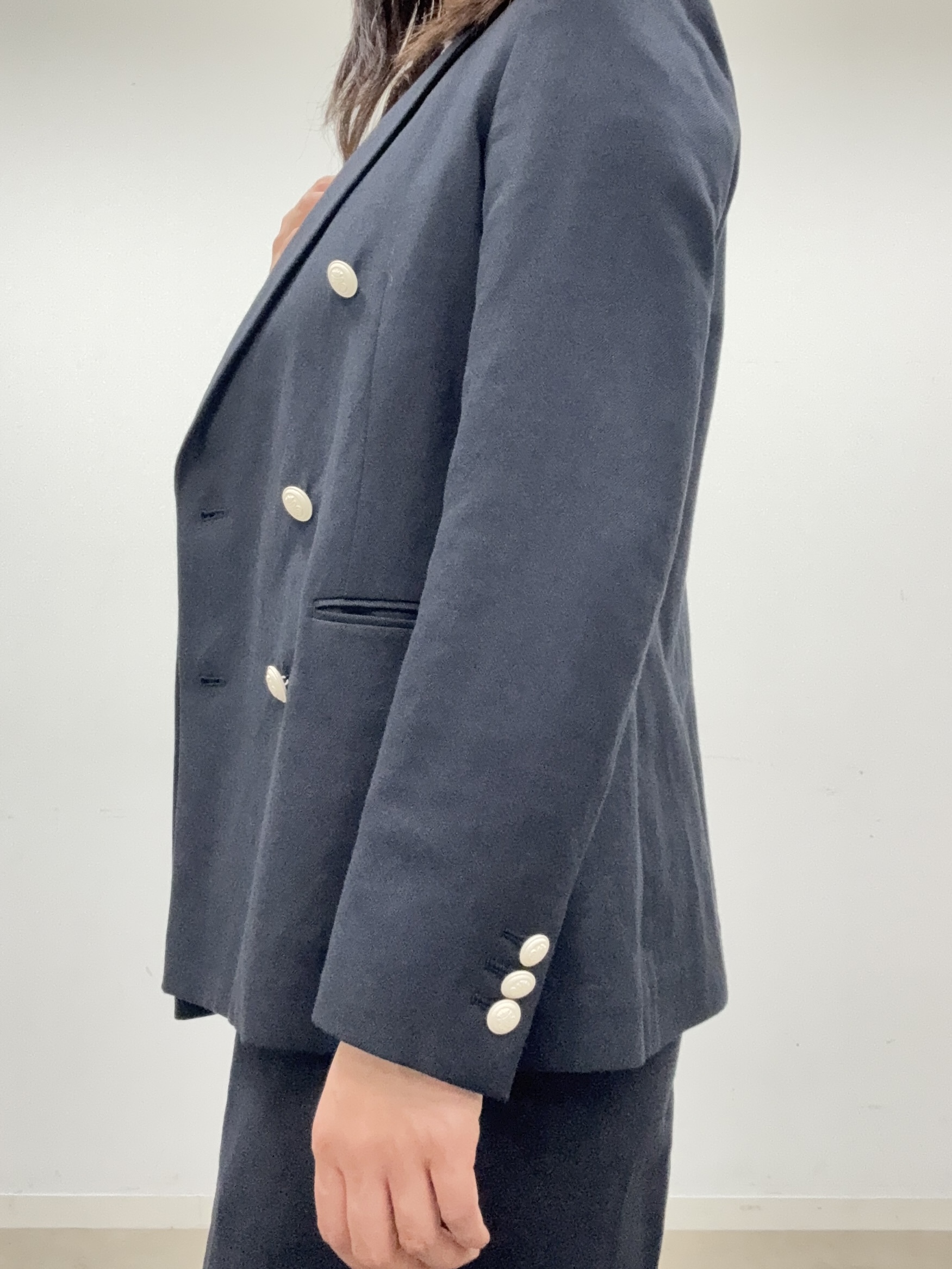 BUNさんの「DRESSTERIOR｜【otonaMUSE5月号掲載/ウォッシャブル】ロンドンストライプクレリックブラウス」を使ったコーディネート
