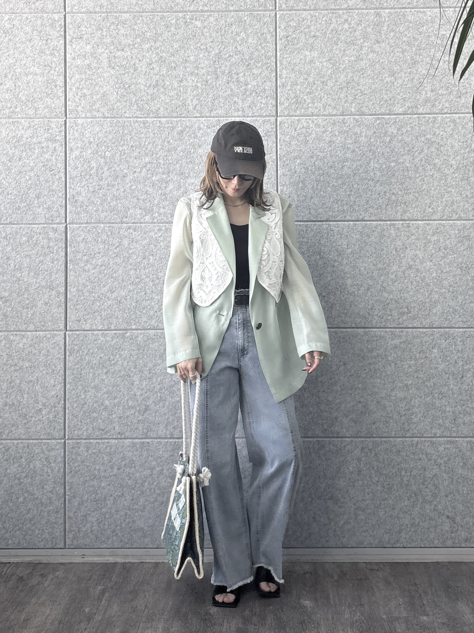 kotakiさんの「INDIVI｜シアーシャツジャケット【接触冷感】」を使ったコーディネート