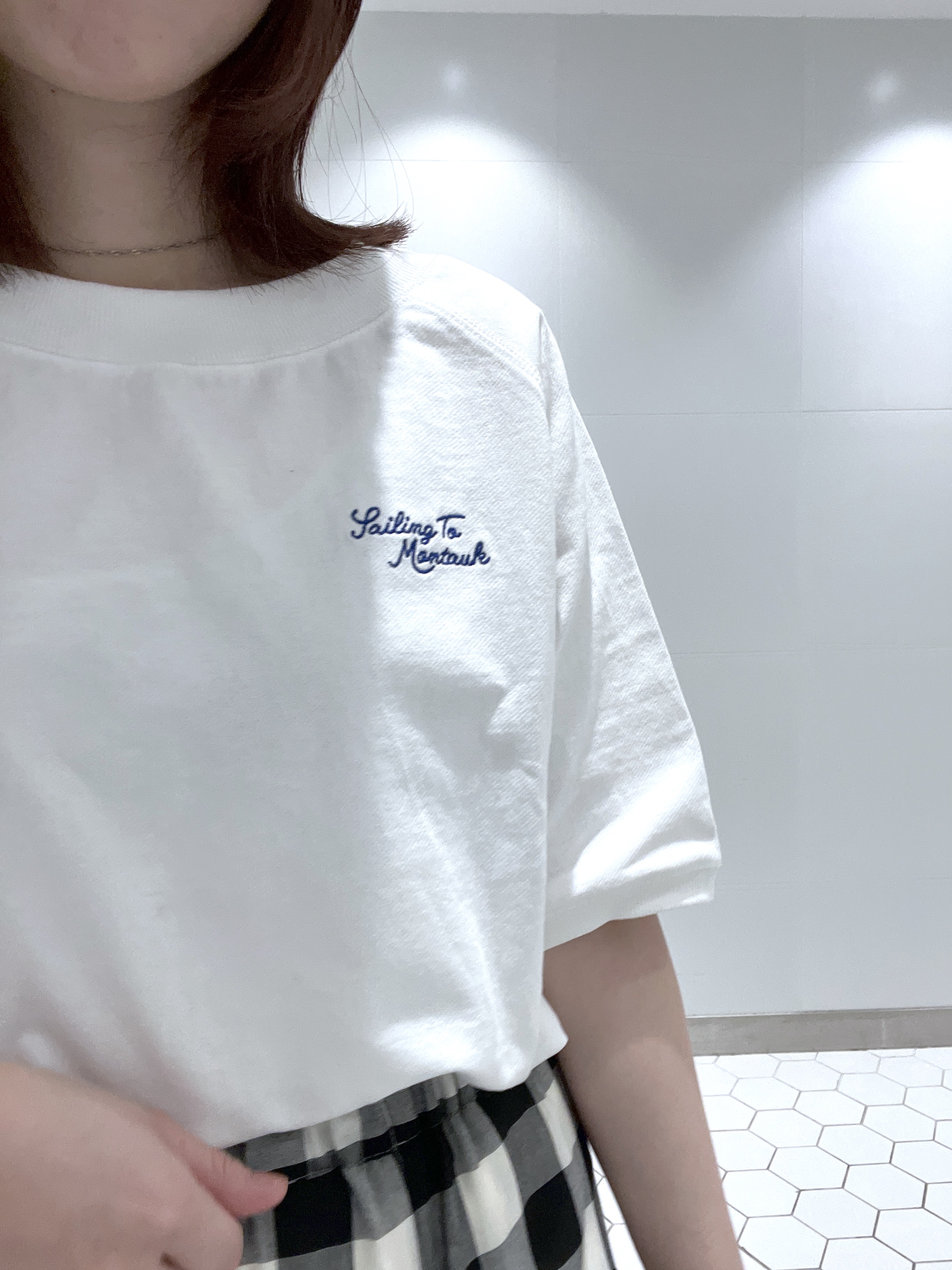 Makinoさんの「Dessin｜【洗える】ミニ裏毛刺繍ロゴプルオーバー」を使ったコーディネート