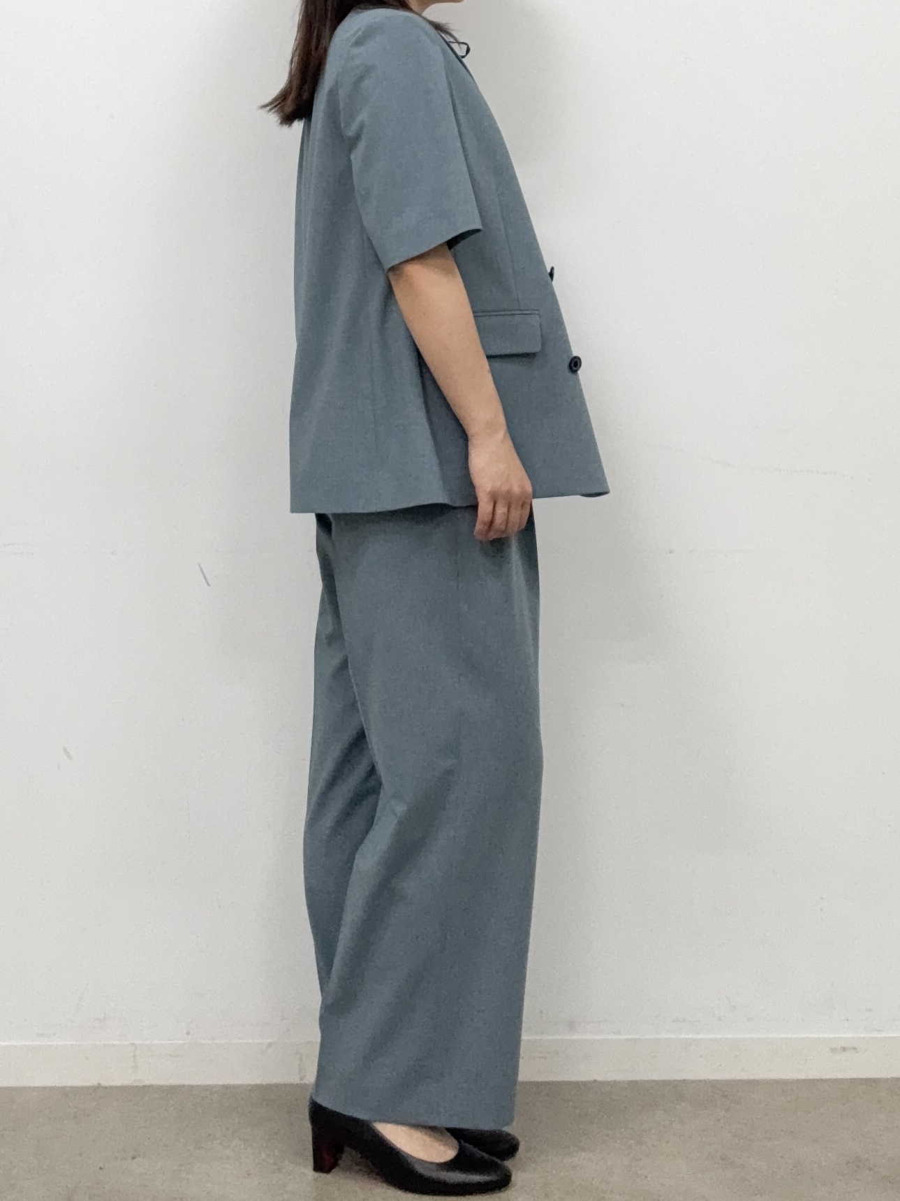 BUNさんの「DRESSTERIOR｜【otonaMUSE5月号掲載／セットアップ可】ウォッシャブルワイドタックパンツ」を使ったコーディネート