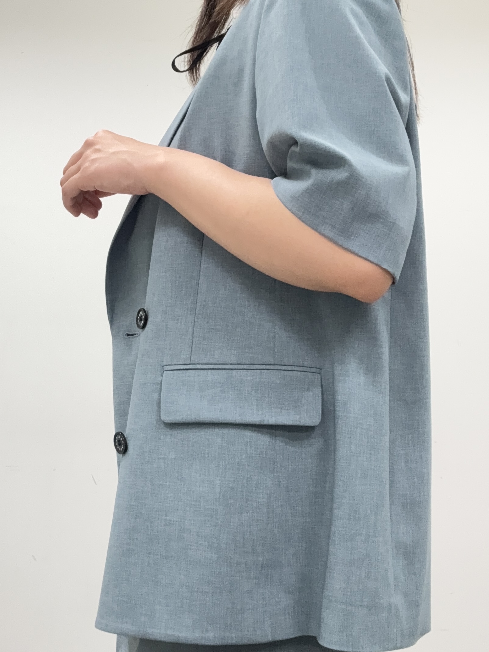 BUNさんの「DRESSTERIOR｜【otonaMUSE5月号掲載／セットアップ可】ウォッシャブルワイドタックパンツ」を使ったコーディネート
