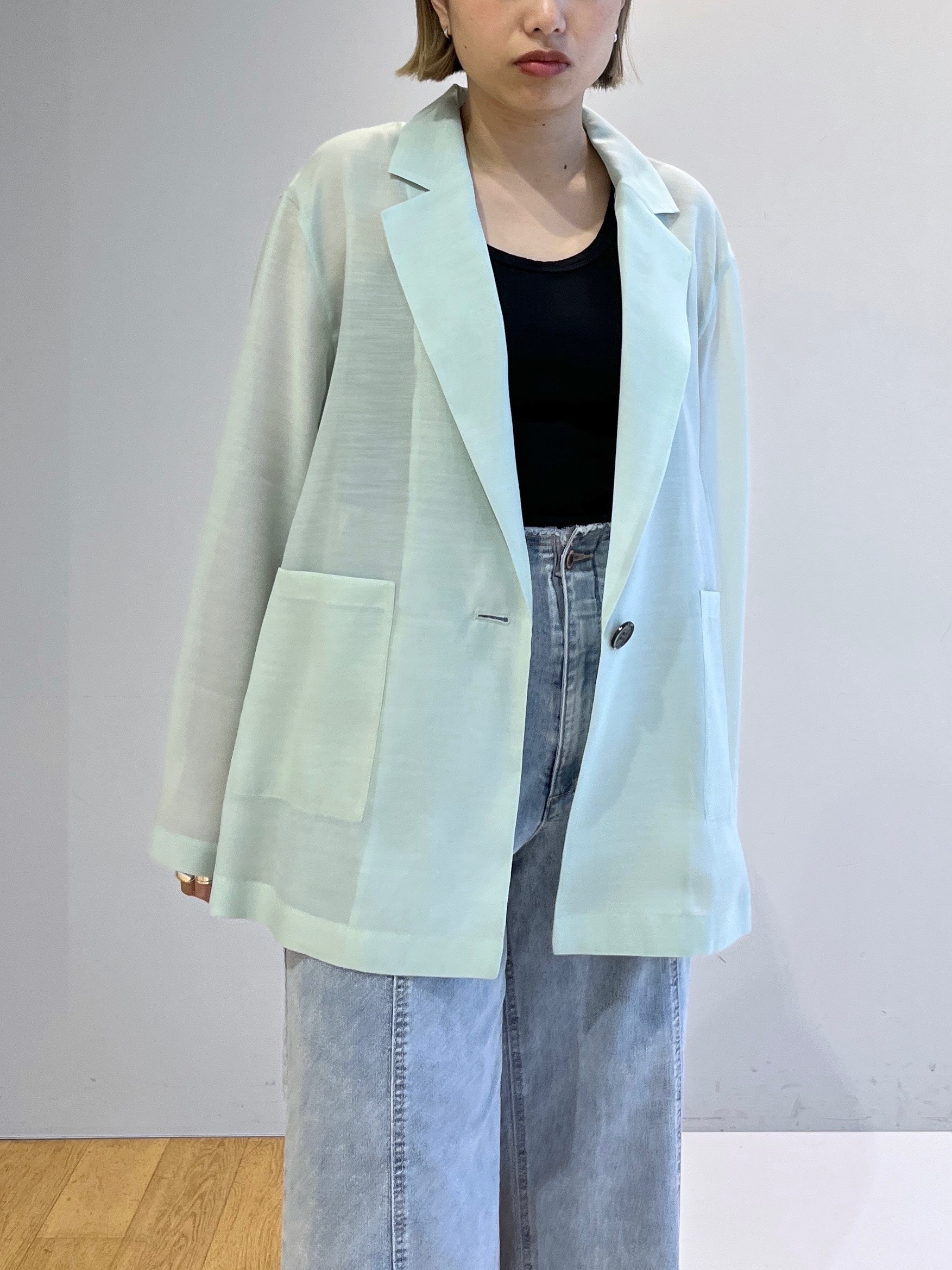 Harukaさんの「INDIVI｜シアーシャツジャケット【接触冷感】」を使ったコーディネート