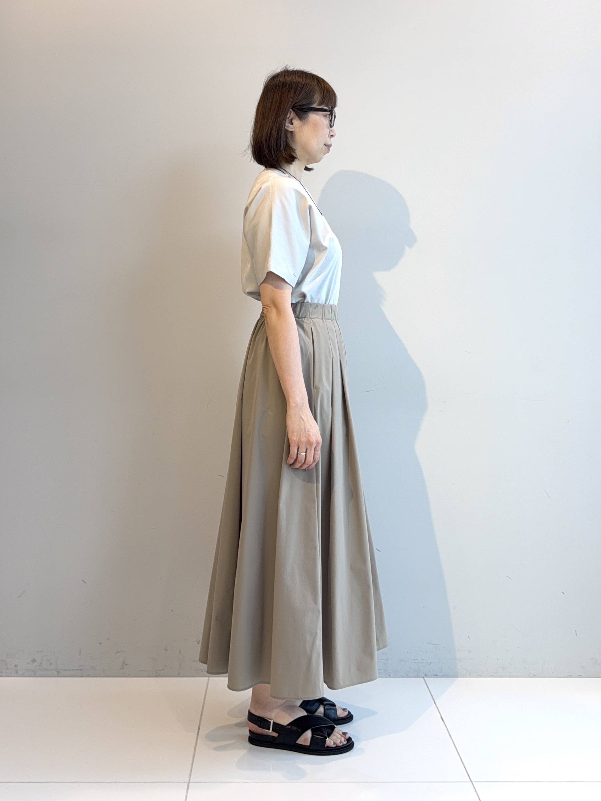 murayamaさんの「INDIVI｜【さらに軽く軽快！／着る日傘】ドルマンダブルジャケット」を使ったコーディネート