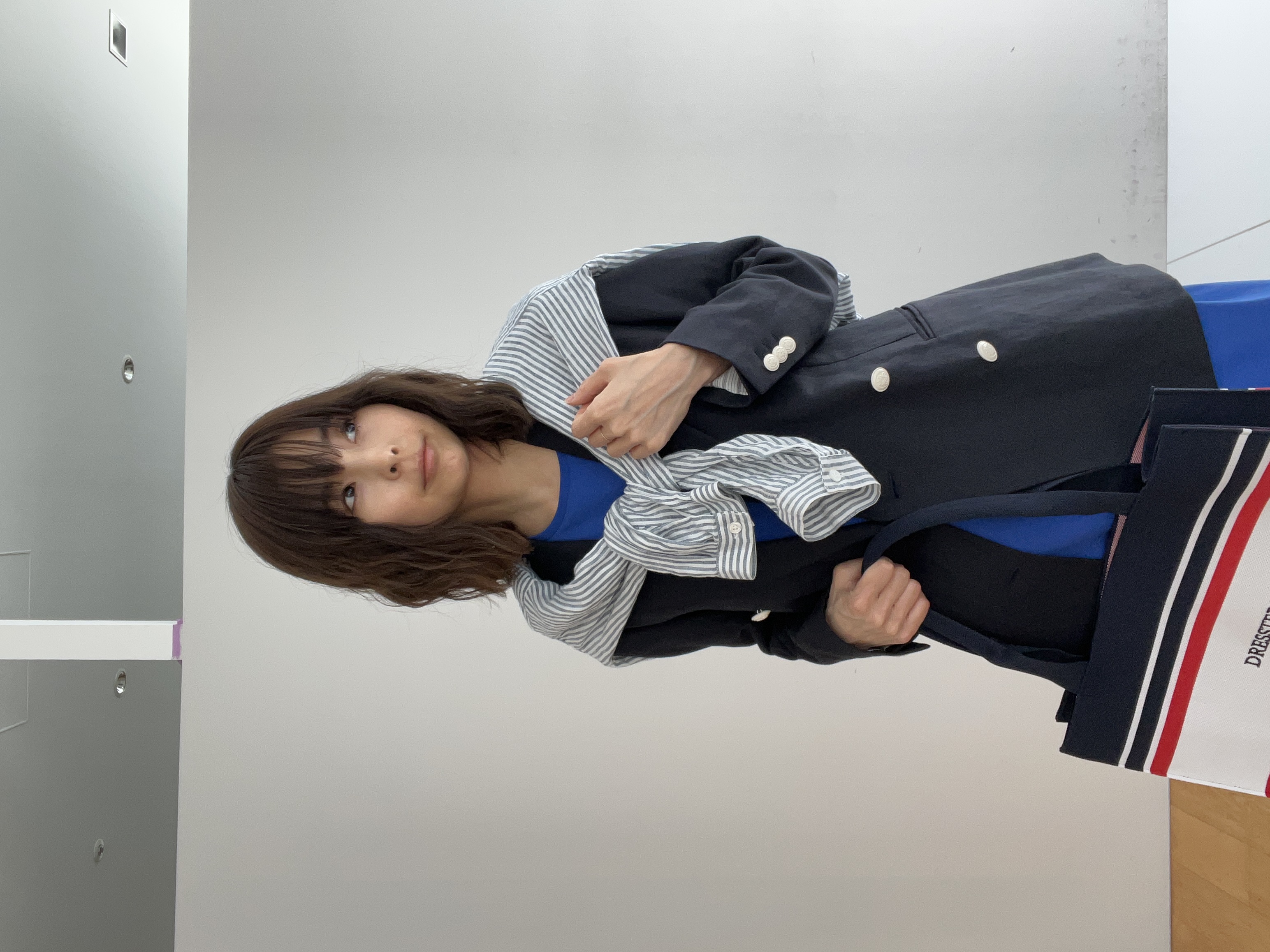 misaさんの「DRESSTERIOR｜【2WAY/羽織にも】ウォッシャブルリネン ドロストシャツ」を使ったコーディネート