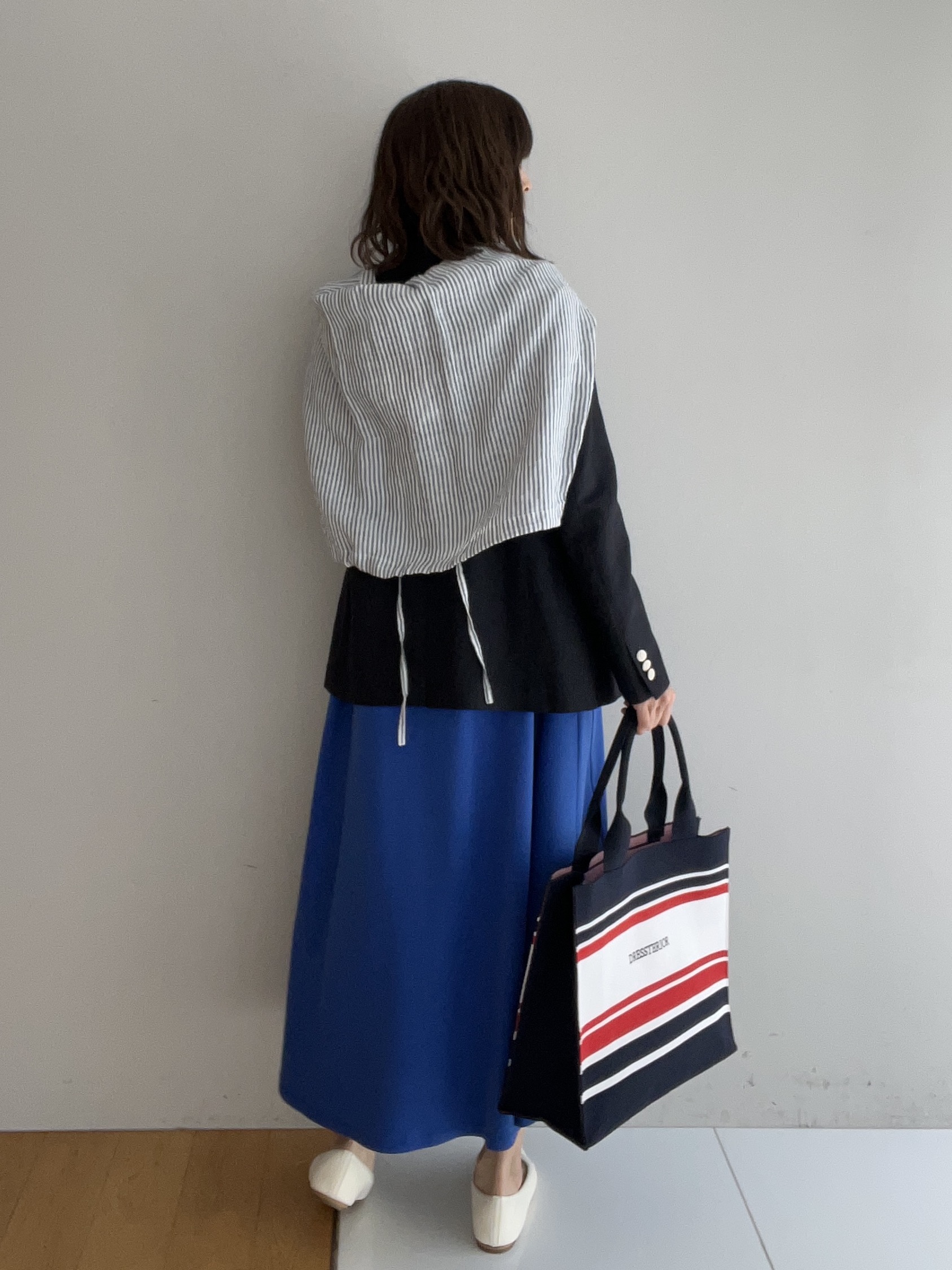 misaさんの「DRESSTERIOR｜【2WAY/羽織にも】ウォッシャブルリネン ドロストシャツ」を使ったコーディネート