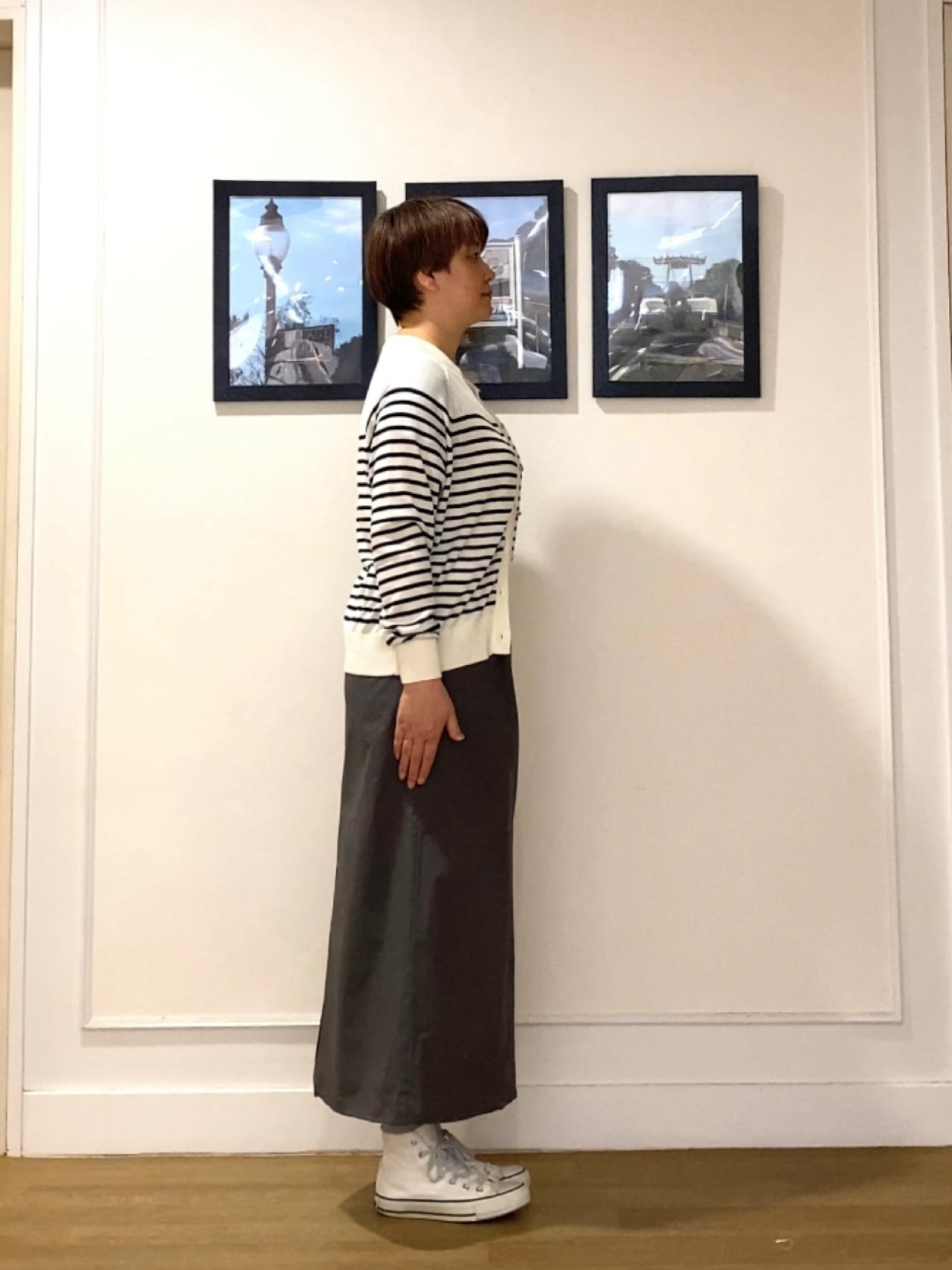 Hiroさんの「Dessin｜【2点セット/洗える】アンサンブルニット」を使ったコーディネート