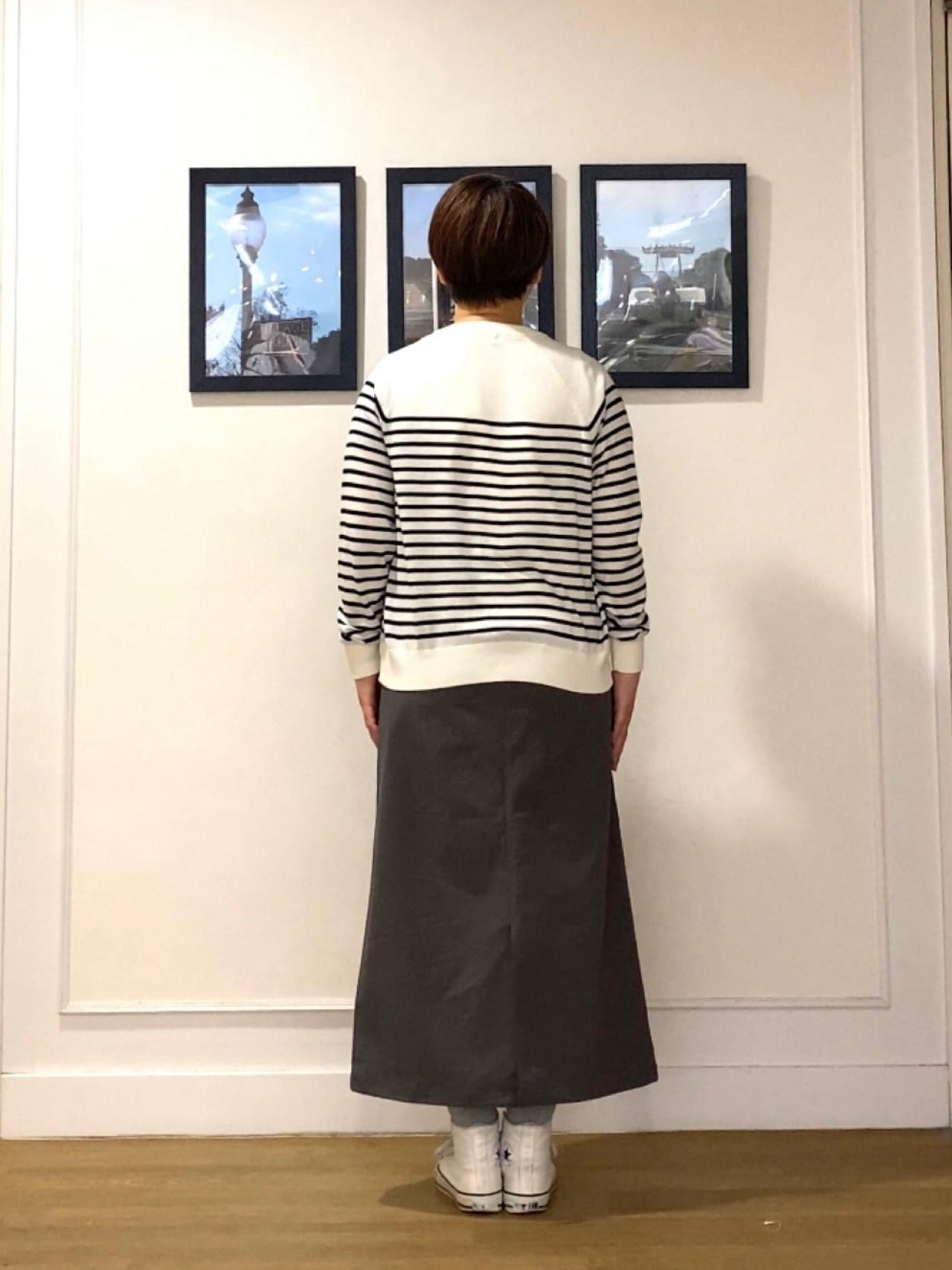 Hiroさんの「Dessin｜【2点セット/洗える】アンサンブルニット」を使ったコーディネート