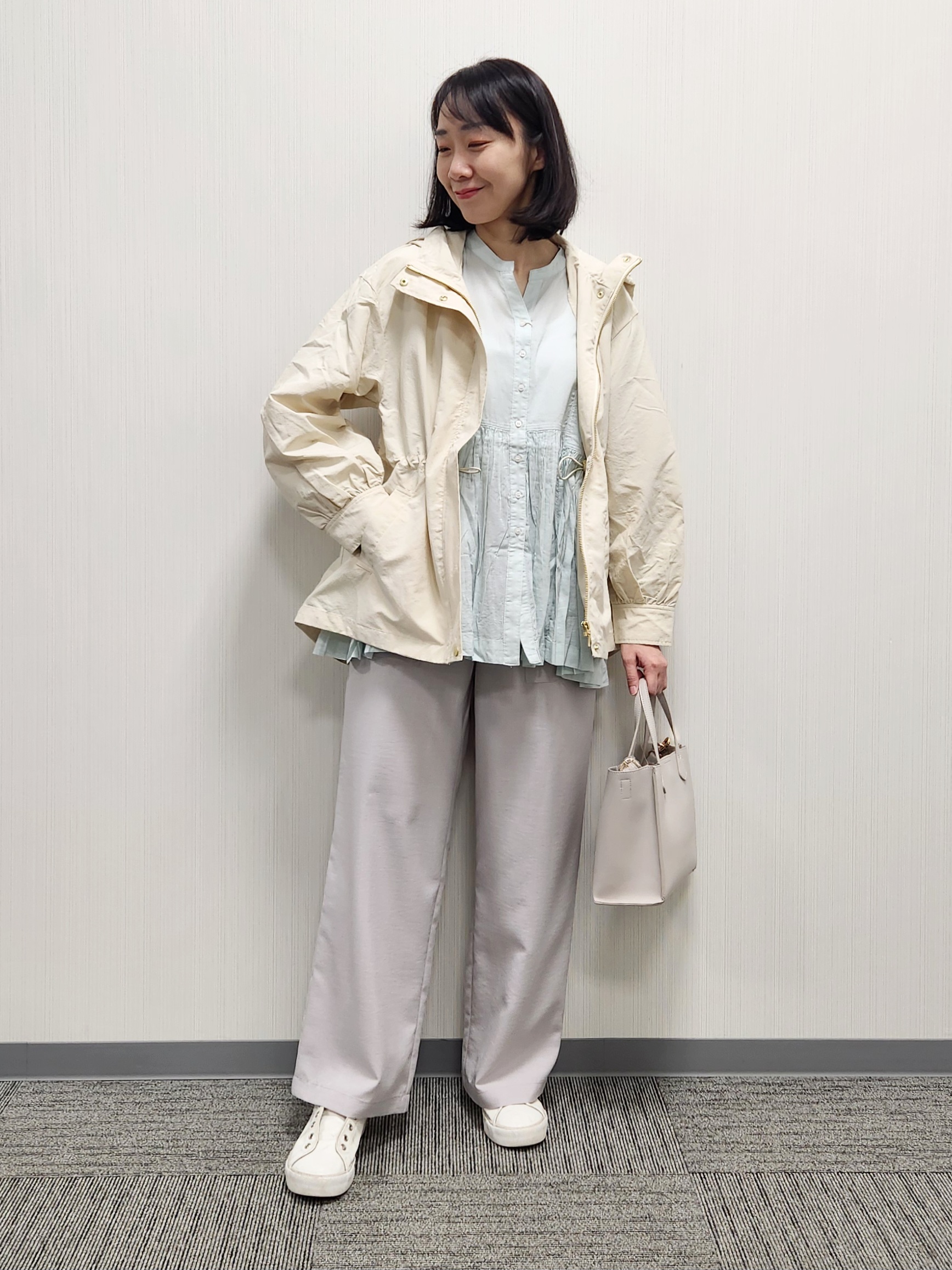 naraさんの「Dessin｜ボイルブラウス」を使ったコーディネート