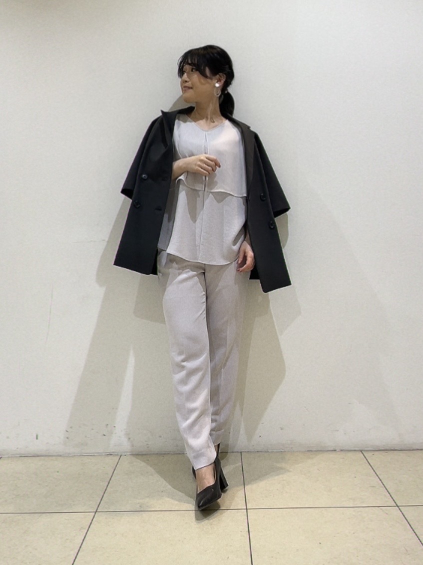watanabeさんの「UNTITLED｜【着る日傘】シフォンドッキングブラウス」を使ったコーディネート