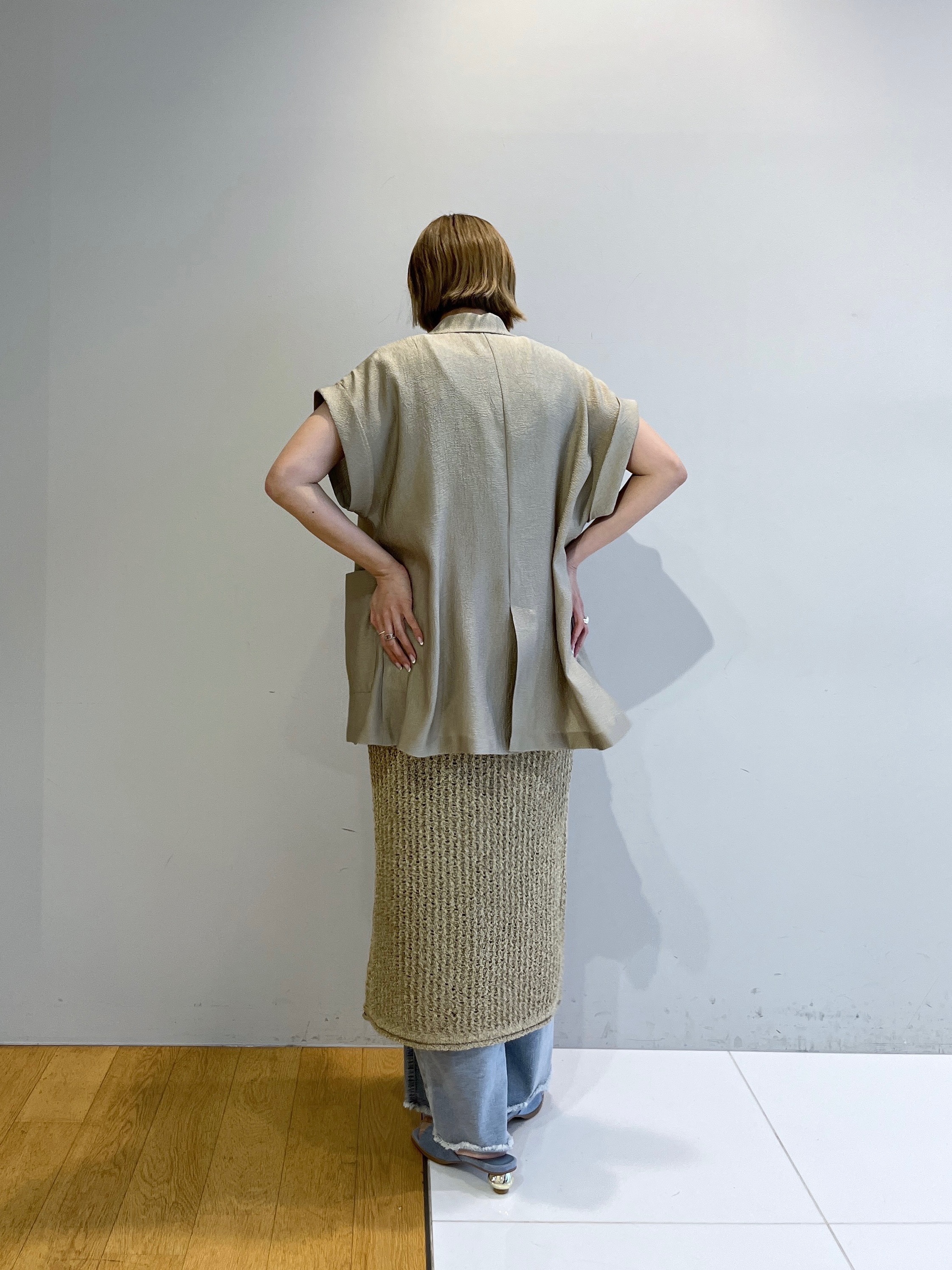 Harukaさんの「INDIVI｜メランジニットワンピース」を使ったコーディネート