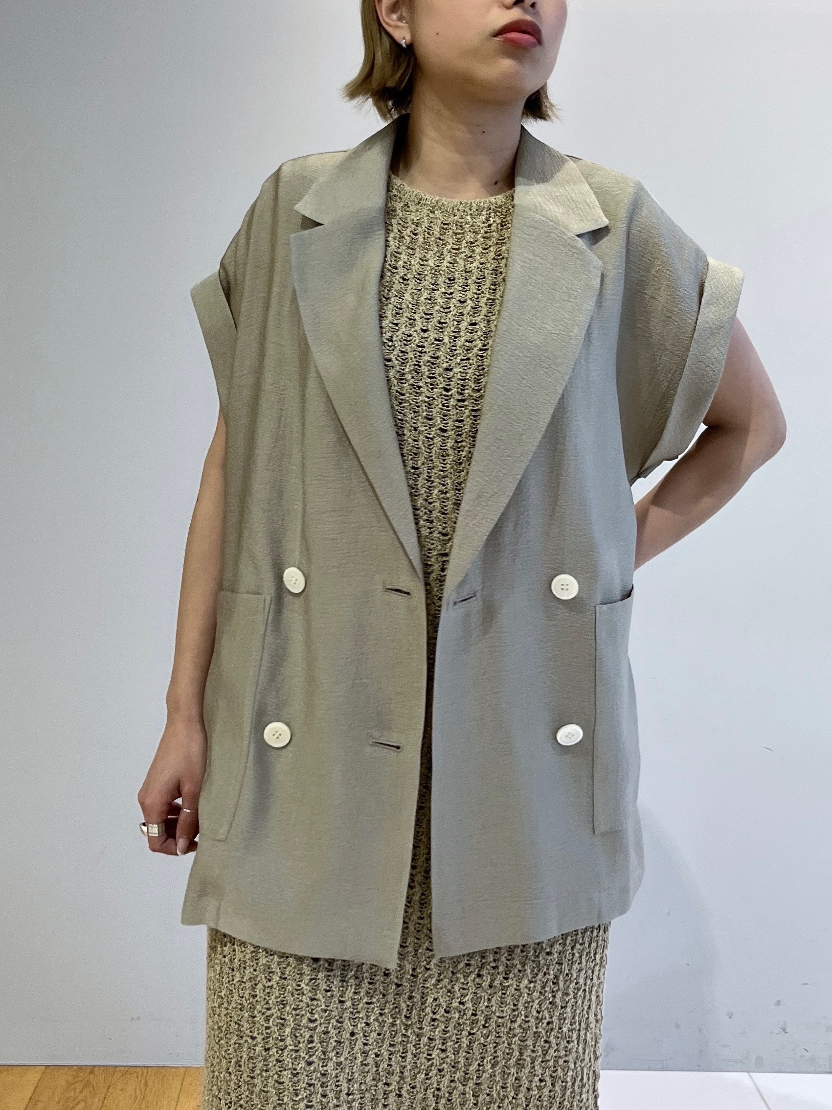 Harukaさんの「INDIVI｜メランジニットワンピース」を使ったコーディネート