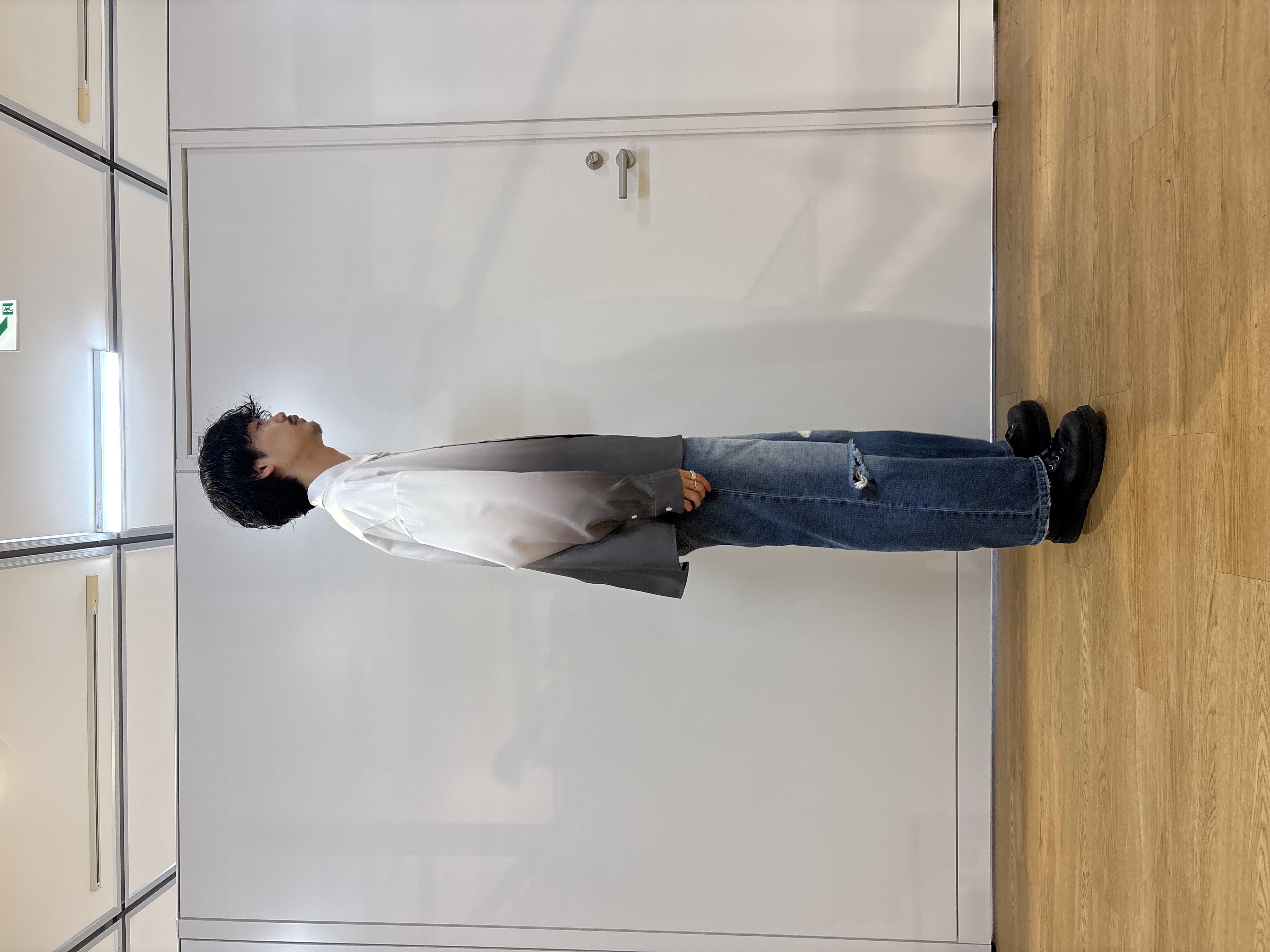 北浦歩大さんの「tk.TAKEO KIKUCHI｜オーバーとろみシャツ」を使ったコーディネート