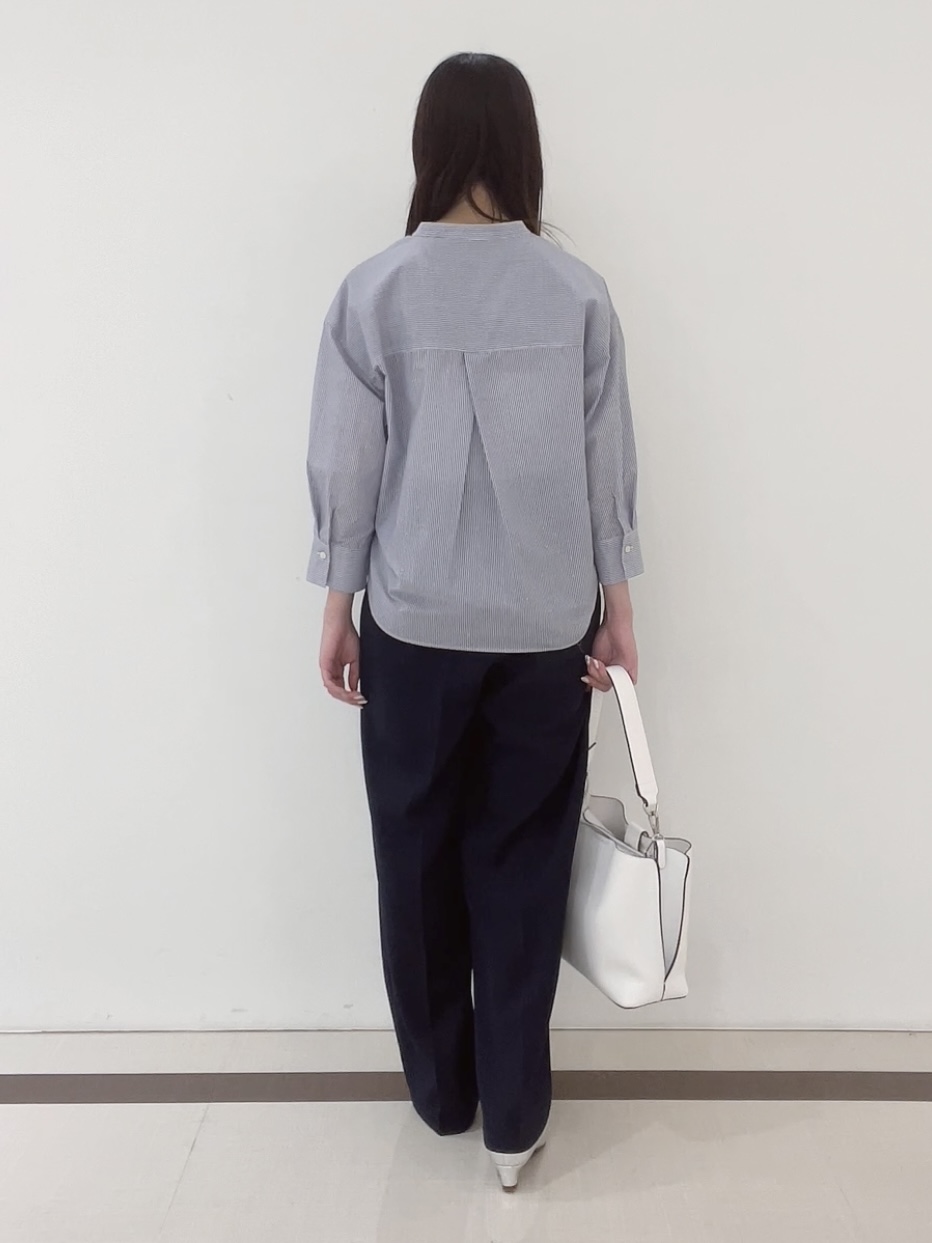 yukaさんの「Reflect｜【接触冷感】八分袖フロントフリルブラウス」を使ったコーディネート