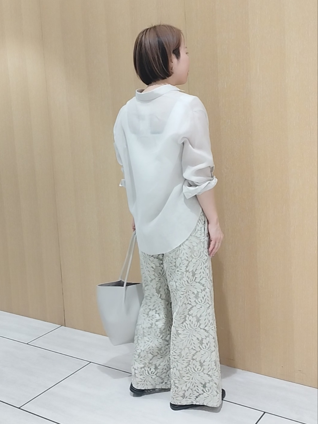s u g iさんの「UNTITLED｜【古畑星夏さん着用/接触冷感】ドライタッチシャツ」を使ったコーディネート