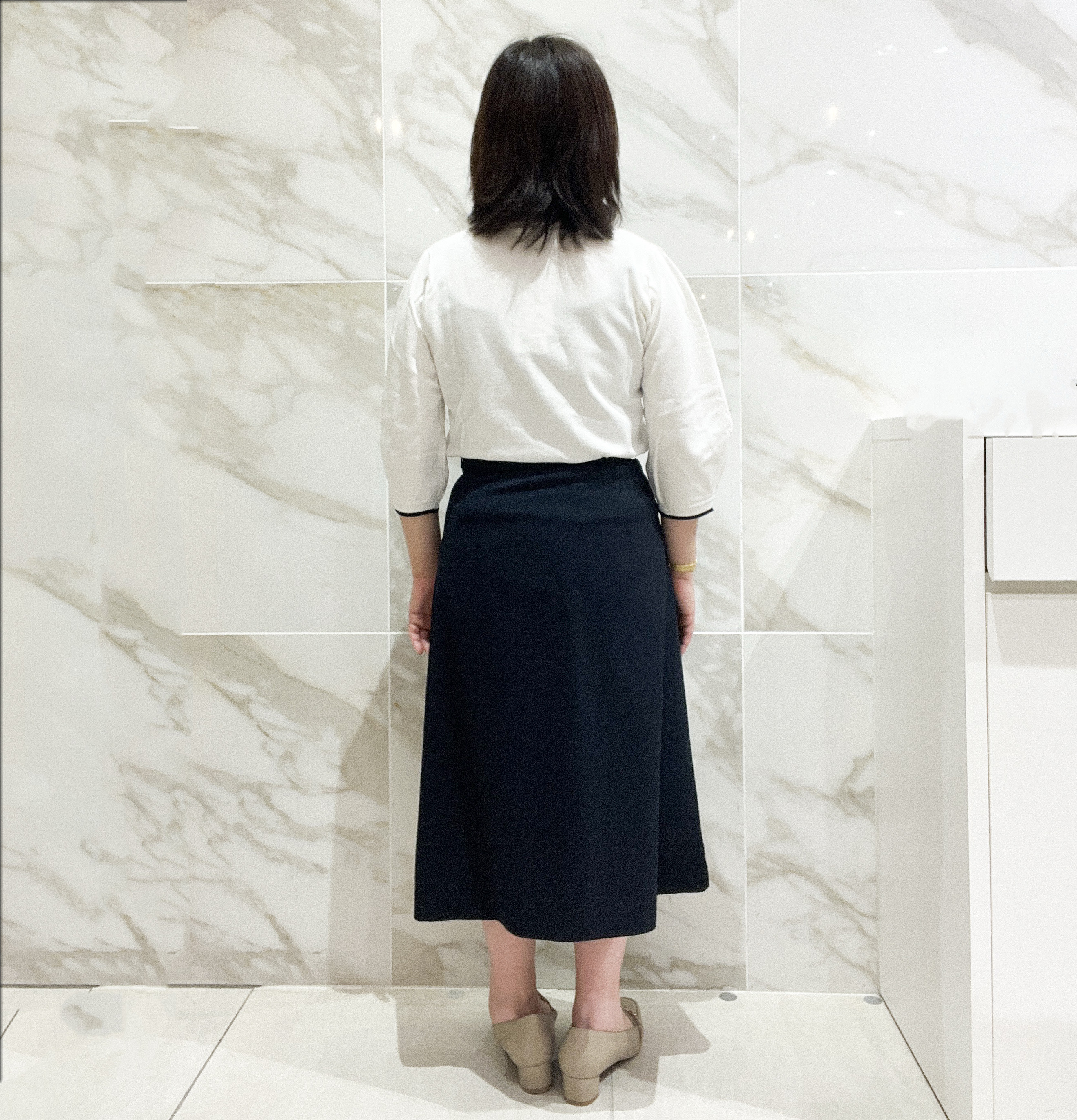 ayuさんの「index｜【接触冷感／吸水速乾】ノーカラージャケット／セットアップ対応可《洗える／防シワ／ストレッチ》」を使ったコーディネート