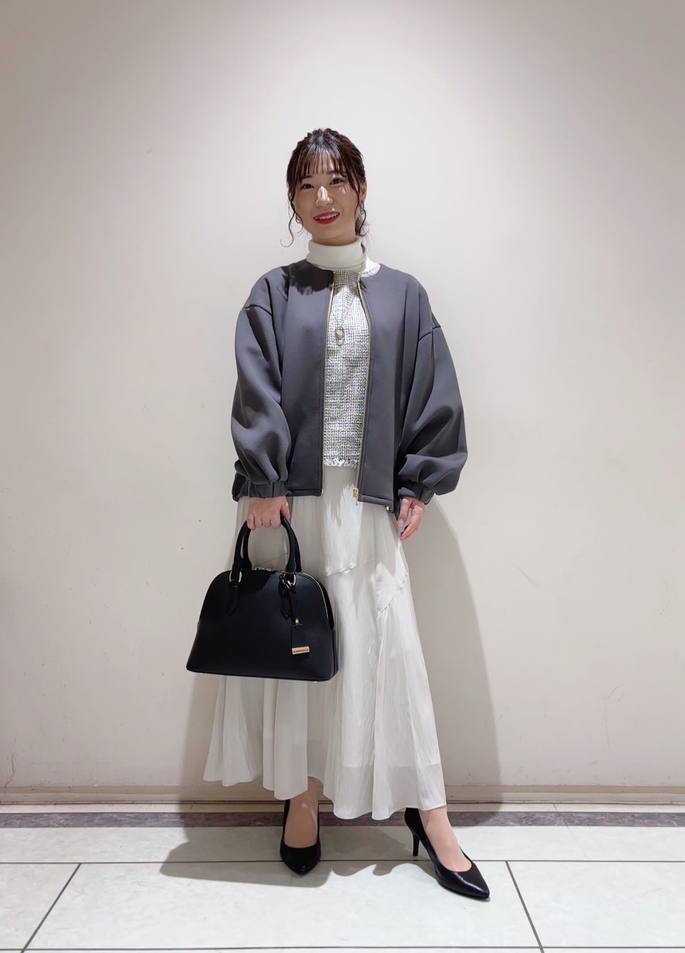 ユナさんの「UNTITLED｜【春アウター/ゆったり】ダンボールジップブルゾン」を使ったコーディネート