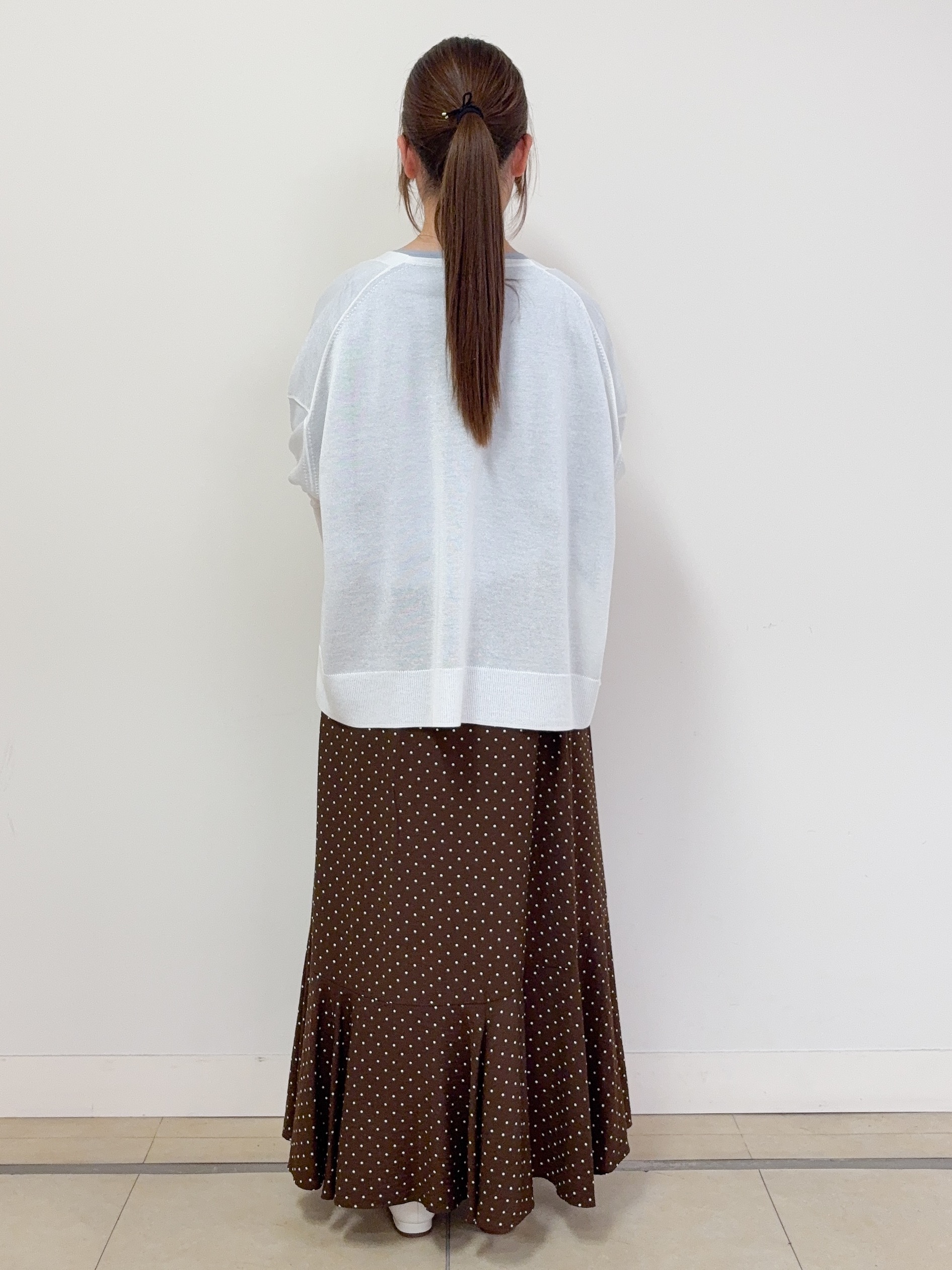 ハルさんの「Reflect｜【UVカット／接触冷感】レーススリーブジャージカットソー」を使ったコーディネート