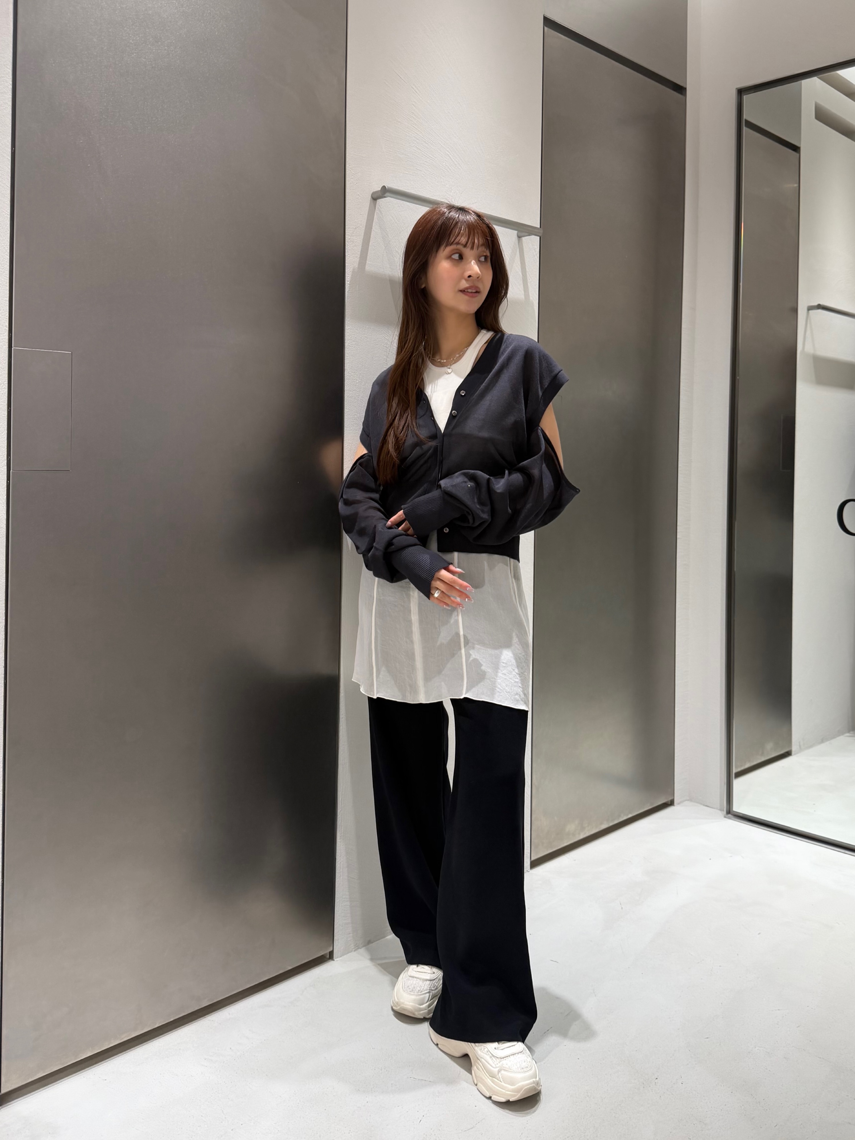 kanamiさんの「CODE A｜georgette cami」を使ったコーディネート