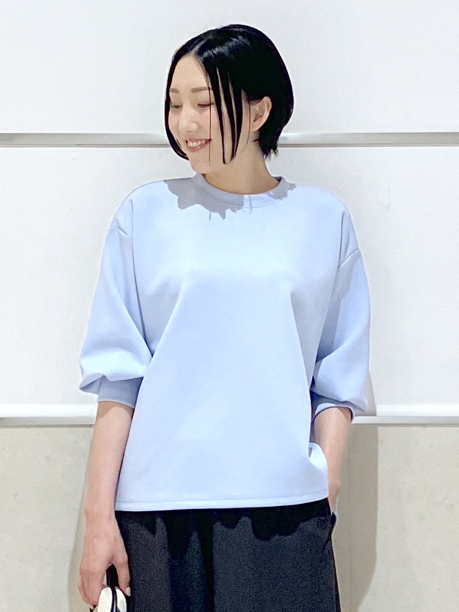 eriko さんの「Dessin｜【洗える】8分袖ボンディングカットソー」を使ったコーディネート