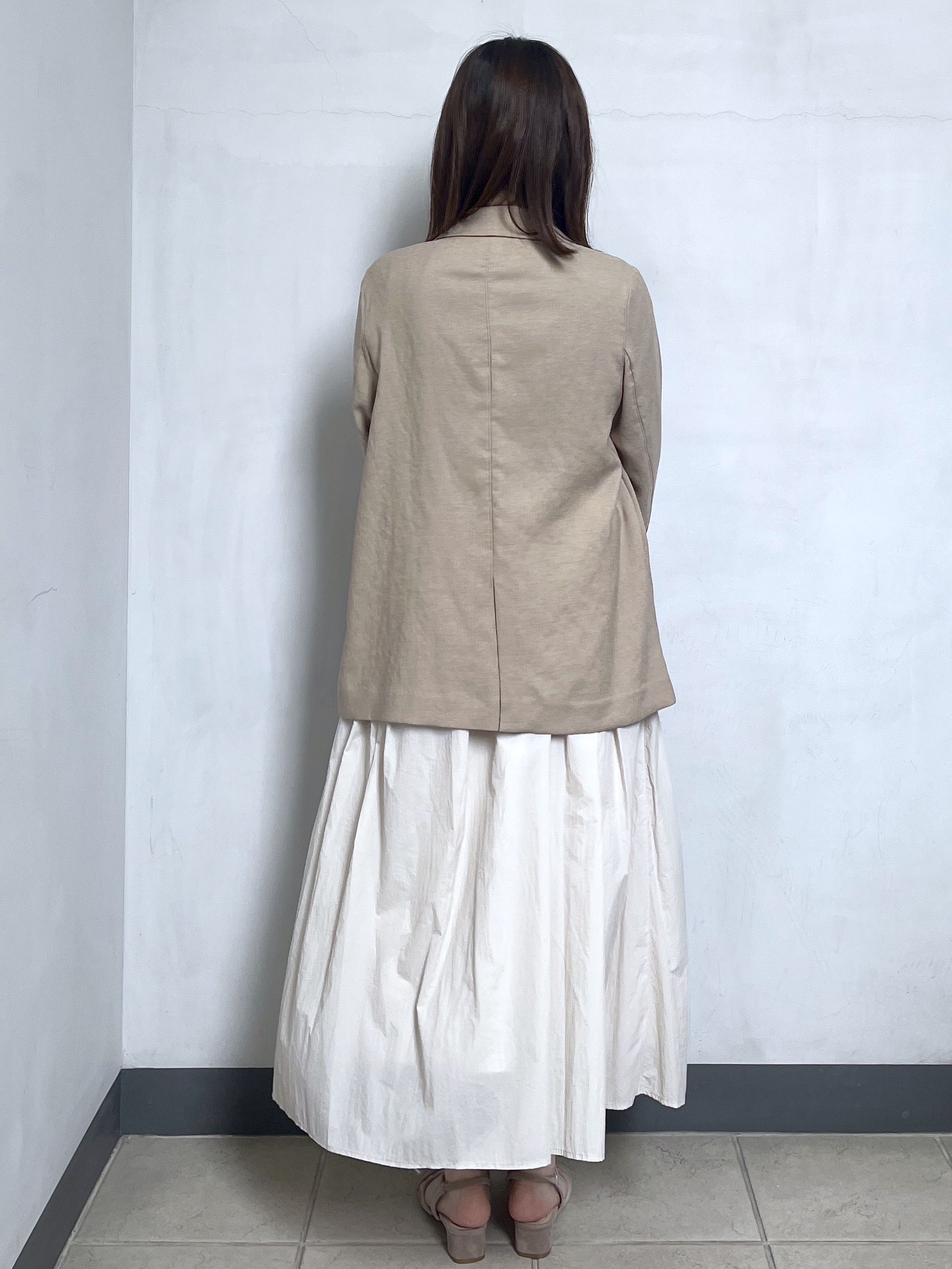 mikiさんの「OPAQUE.CLIP｜シングルテーラードジャケット【洗える／裏地なし】」を使ったコーディネート