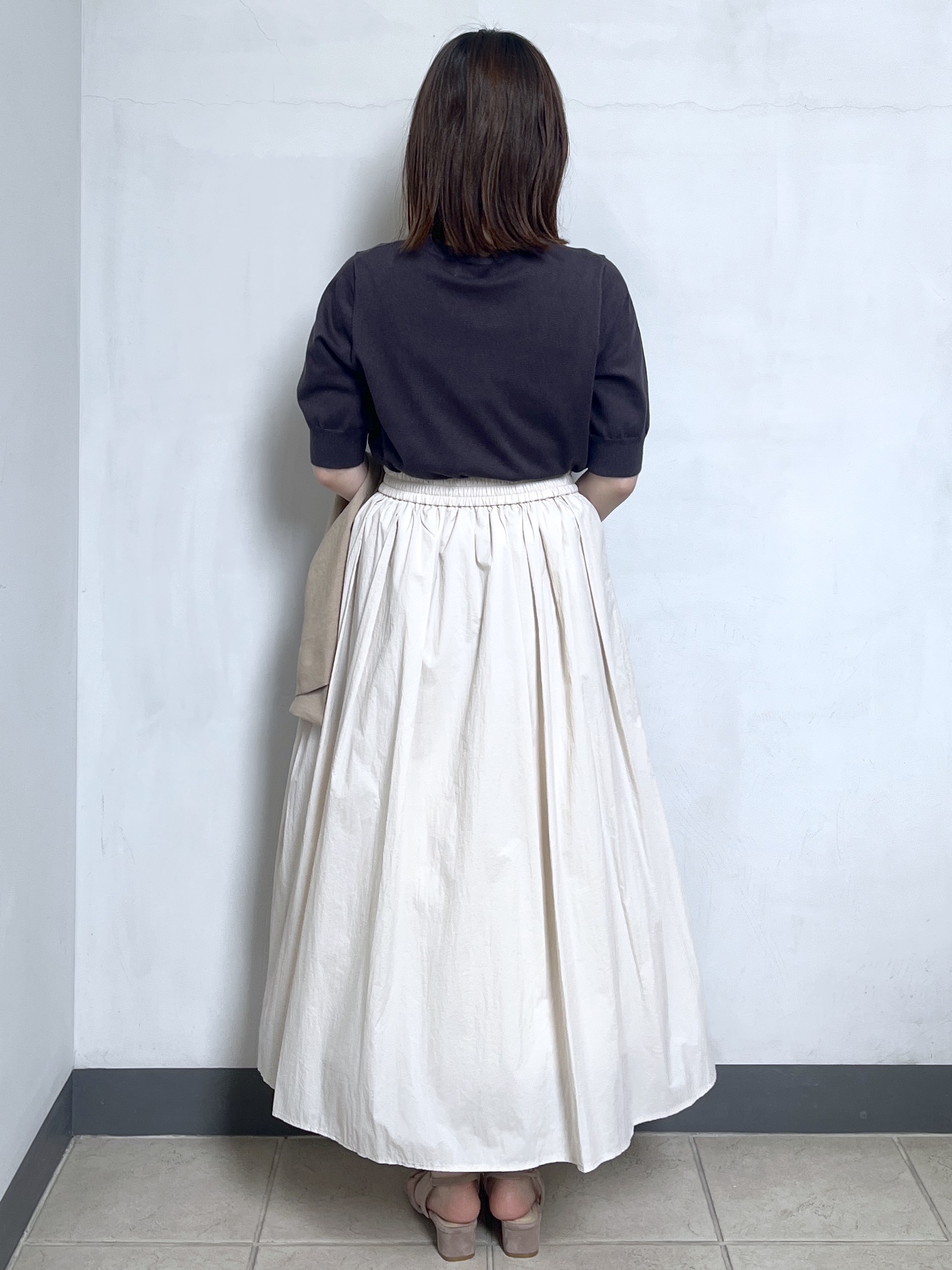 mikiさんの「OPAQUE.CLIP｜シングルテーラードジャケット【洗える／裏地なし】」を使ったコーディネート