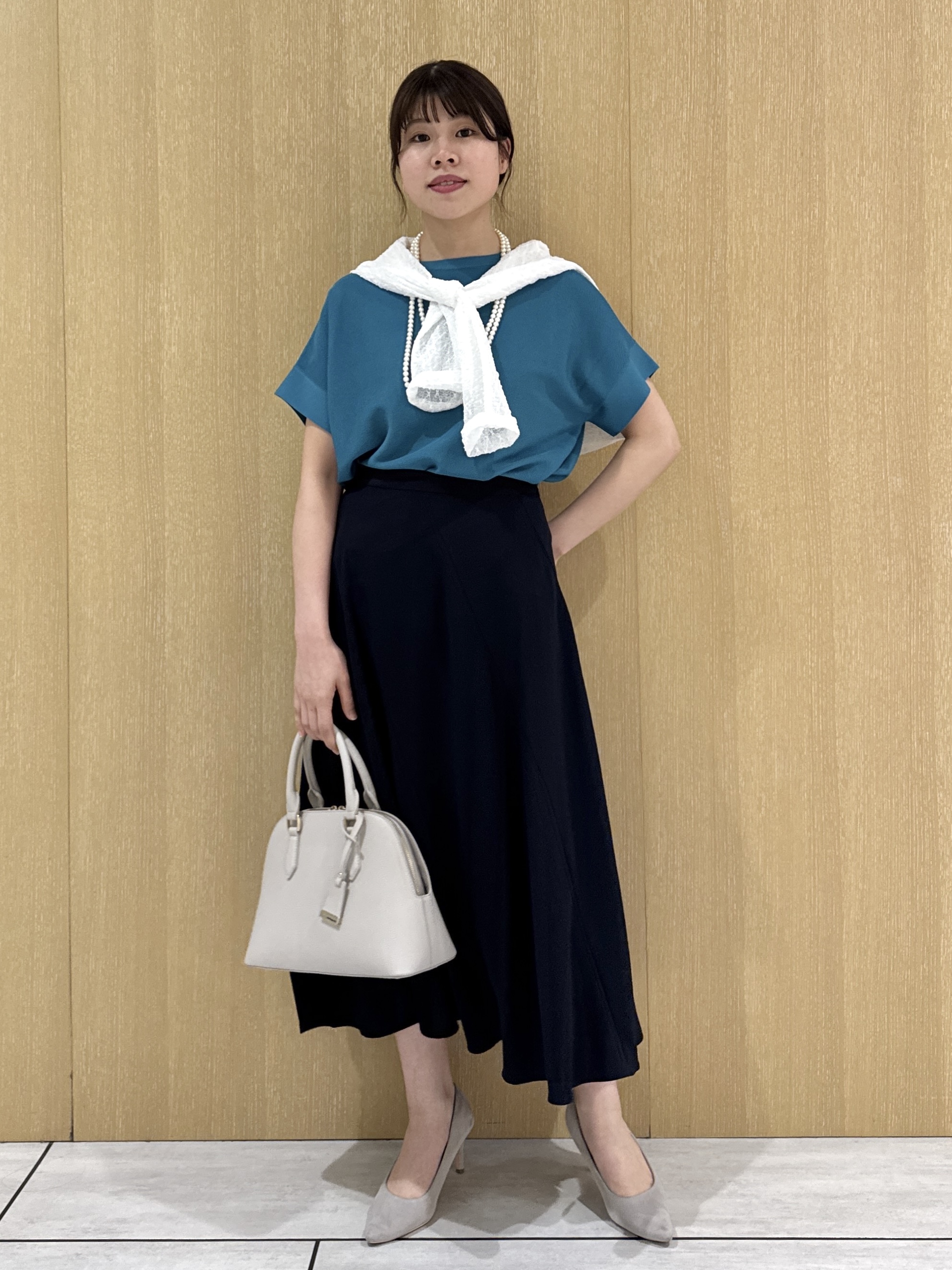 nanaさんの「UNTITLED｜【古畑星夏さん着用/シアー】ストレッチレースカーディガン」を使ったコーディネート