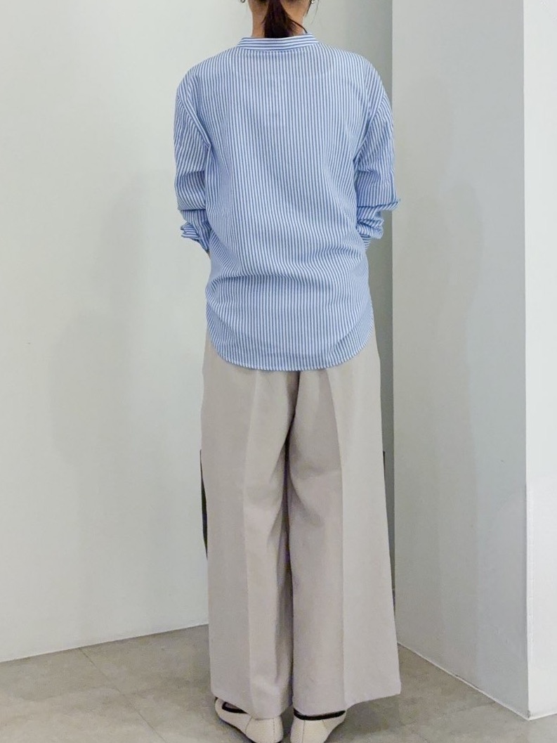 kanakoさんの「grove｜【貴島明日香さん着用】お仕事も普段も。今どきワークシャツブラウス」を使ったコーディネート