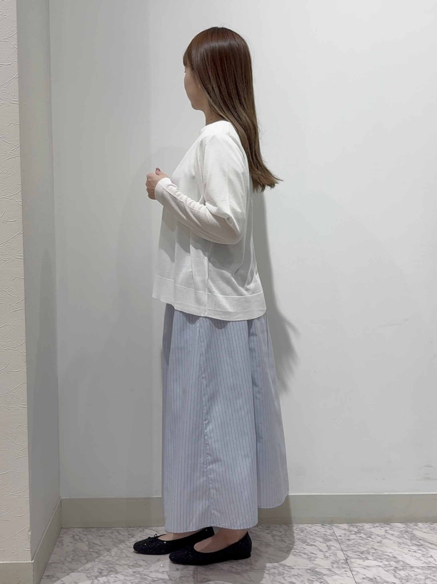 しかっちさんの「grove｜【UVカット/接触冷感】プリントアソート5分袖Tシャツ」を使ったコーディネート
