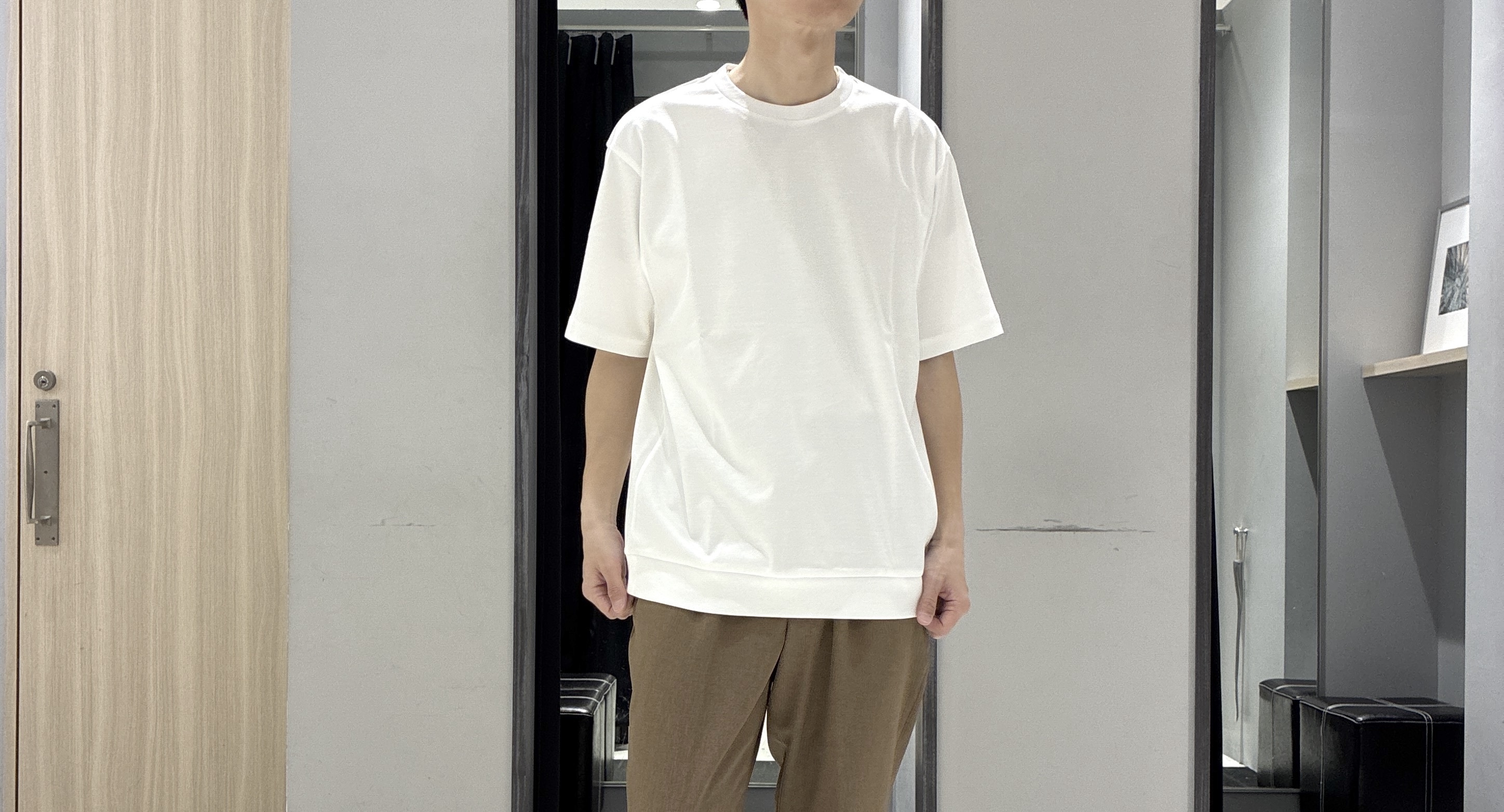 わいずみさんの「TAKEO KIKUCHI｜【撥水・洗える・シワになりにくい】 リランチェ（R） シャツ」を使ったコーディネート