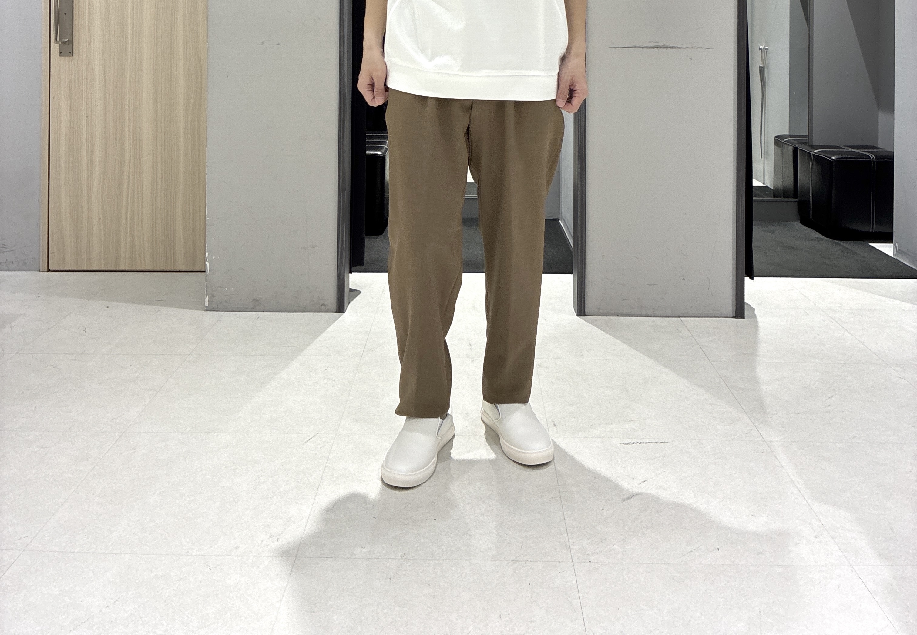 わいずみさんの「TAKEO KIKUCHI｜【撥水・洗える・シワになりにくい】 リランチェ（R） シャツ」を使ったコーディネート