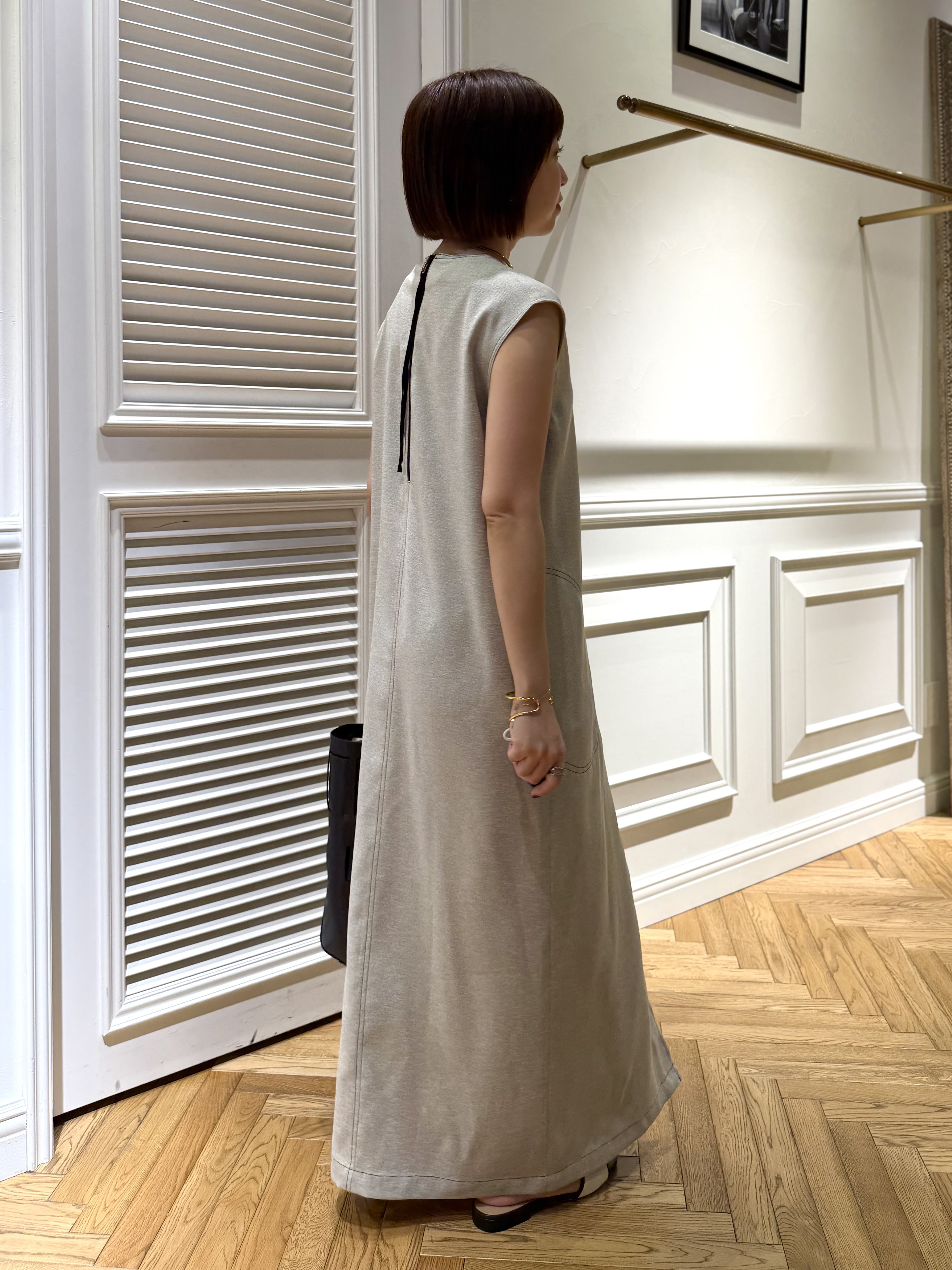 つじ まこさんの「DRESSTERIOR｜【セットアップ可/UVカット/接触冷感/吸水速乾】ウォッシャブル リネンライクドルマンジャケット」を使ったコーディネート