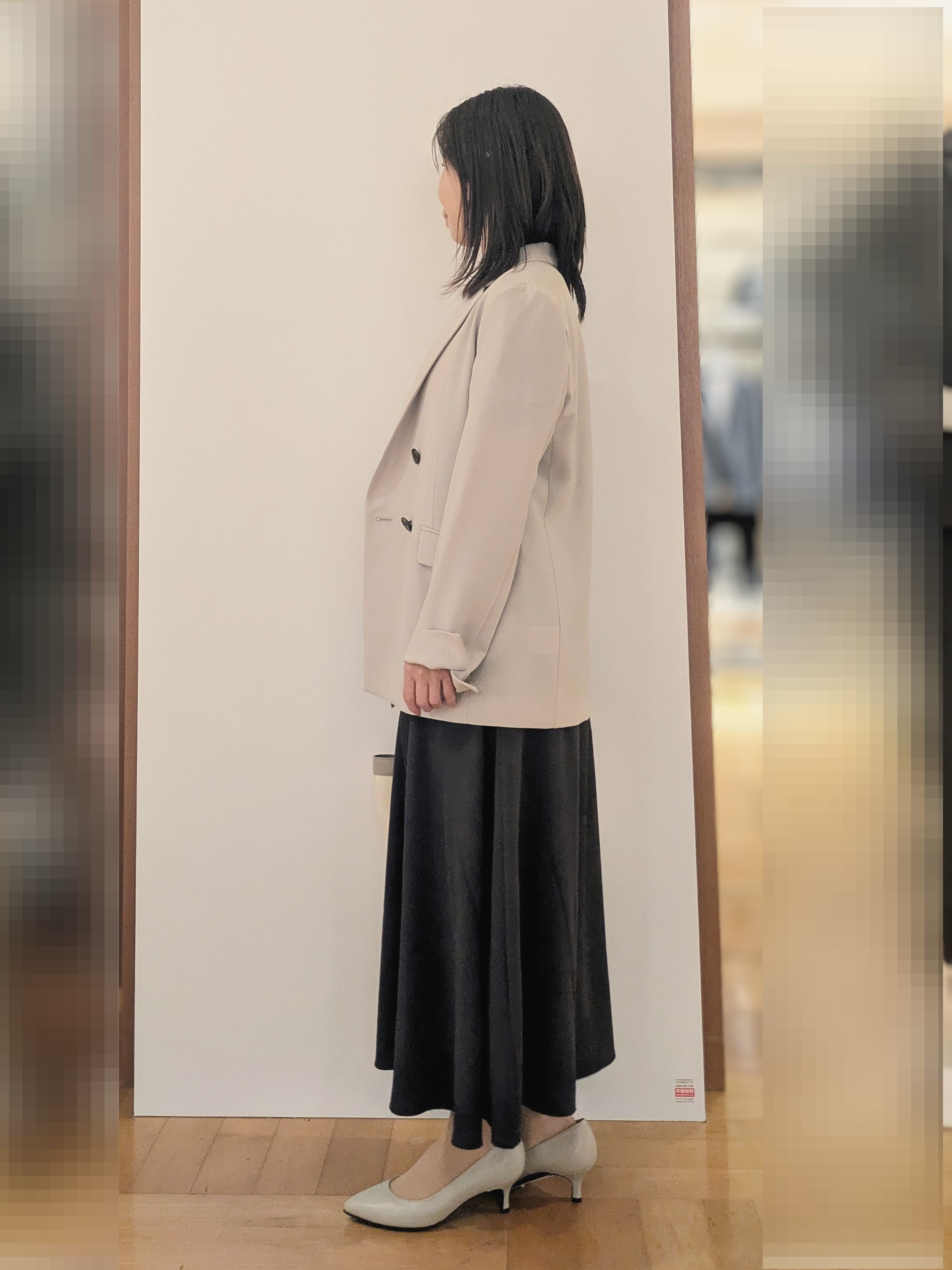 laverさんの「UNTITLED｜【前後2WAY/はっ水/セットアップ可】リラクシーフレンチスリーブブラウス」を使ったコーディネート