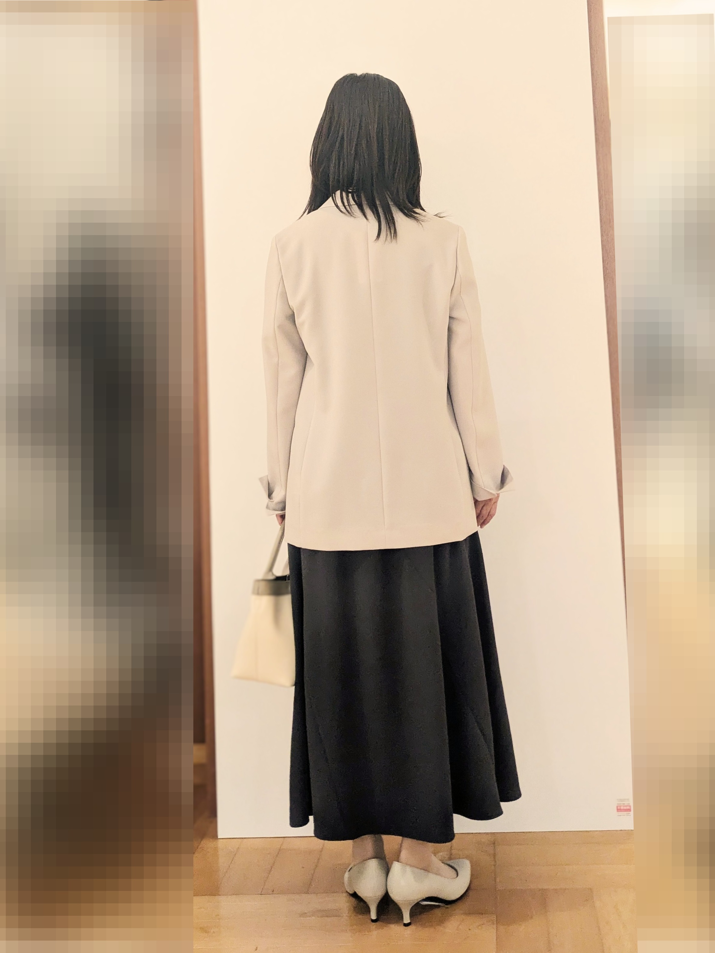 laverさんの「UNTITLED｜【前後2WAY/はっ水/セットアップ可】リラクシーフレンチスリーブブラウス」を使ったコーディネート