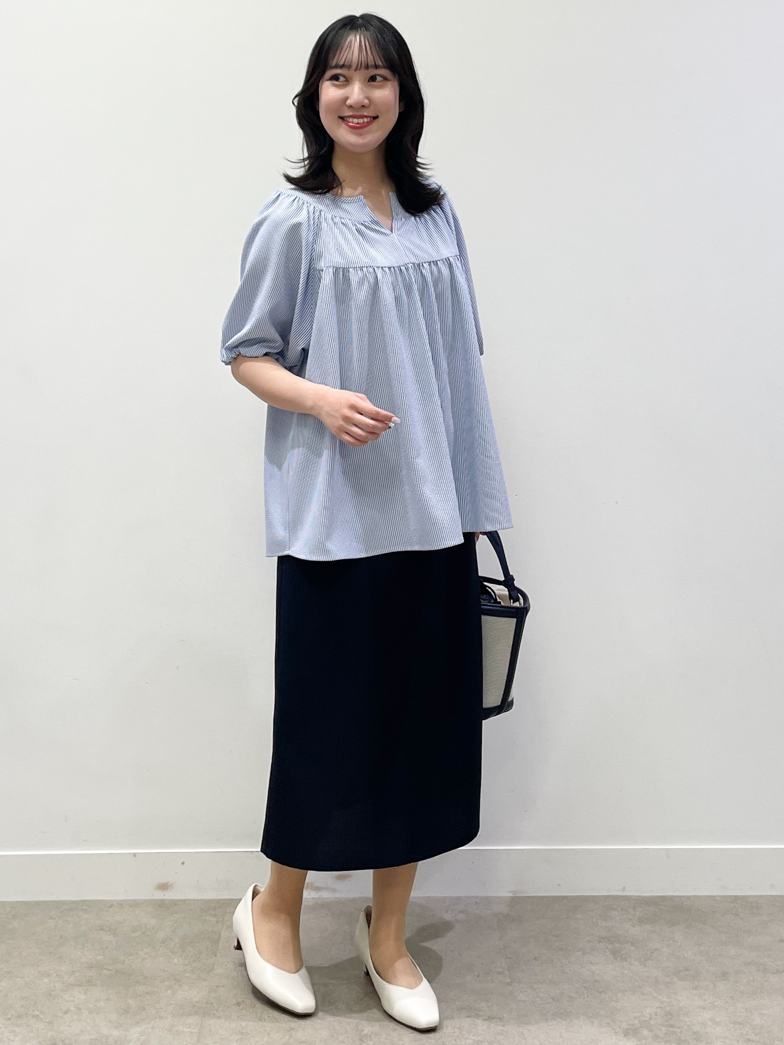 yukariさんの「Reflect｜ギャザーデザインブラウス」を使ったコーディネート