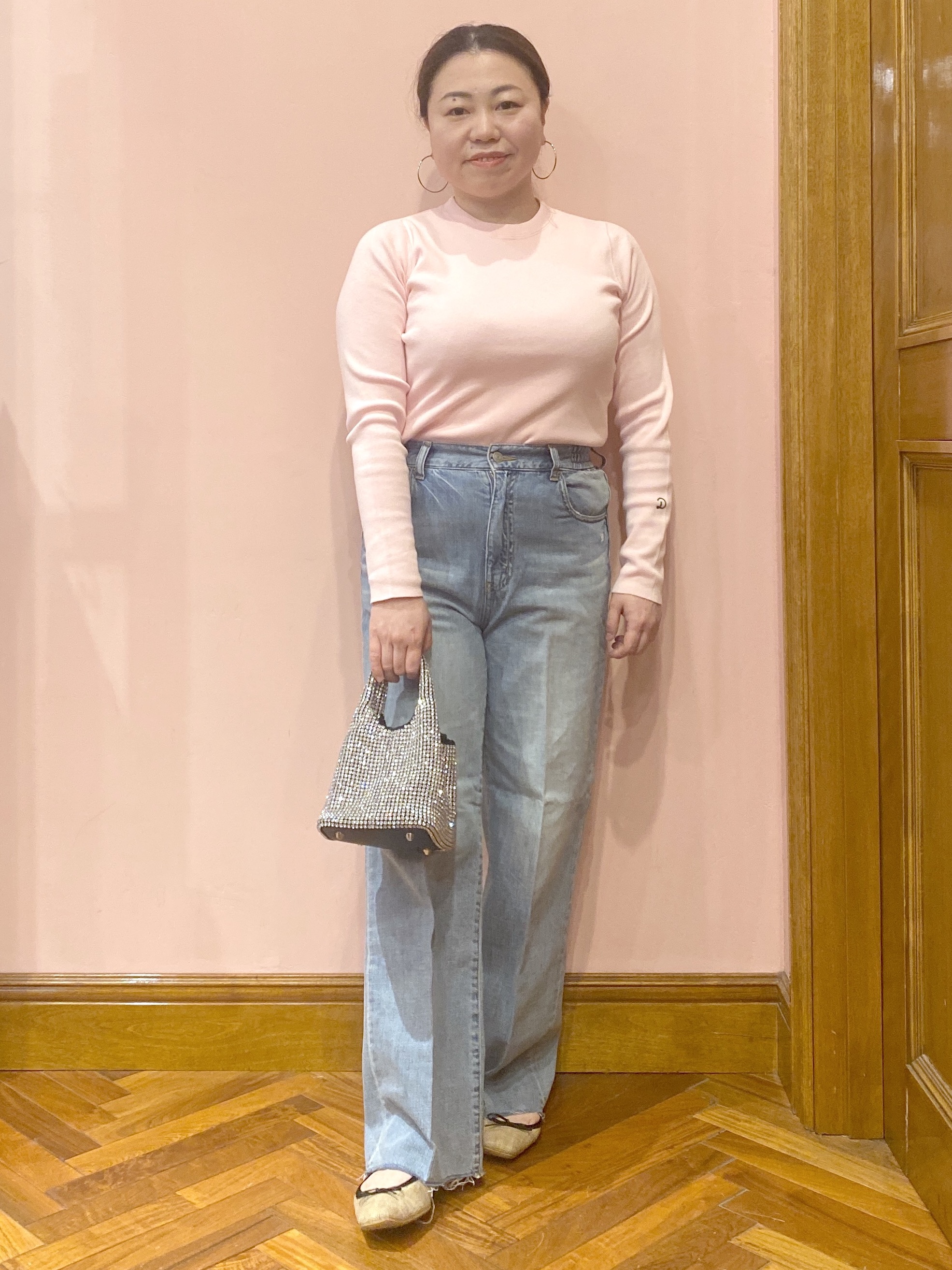 Ayano.Kさんの「DRESSTERIOR｜ウォッシャブル シアーショートブルゾン」を使ったコーディネート